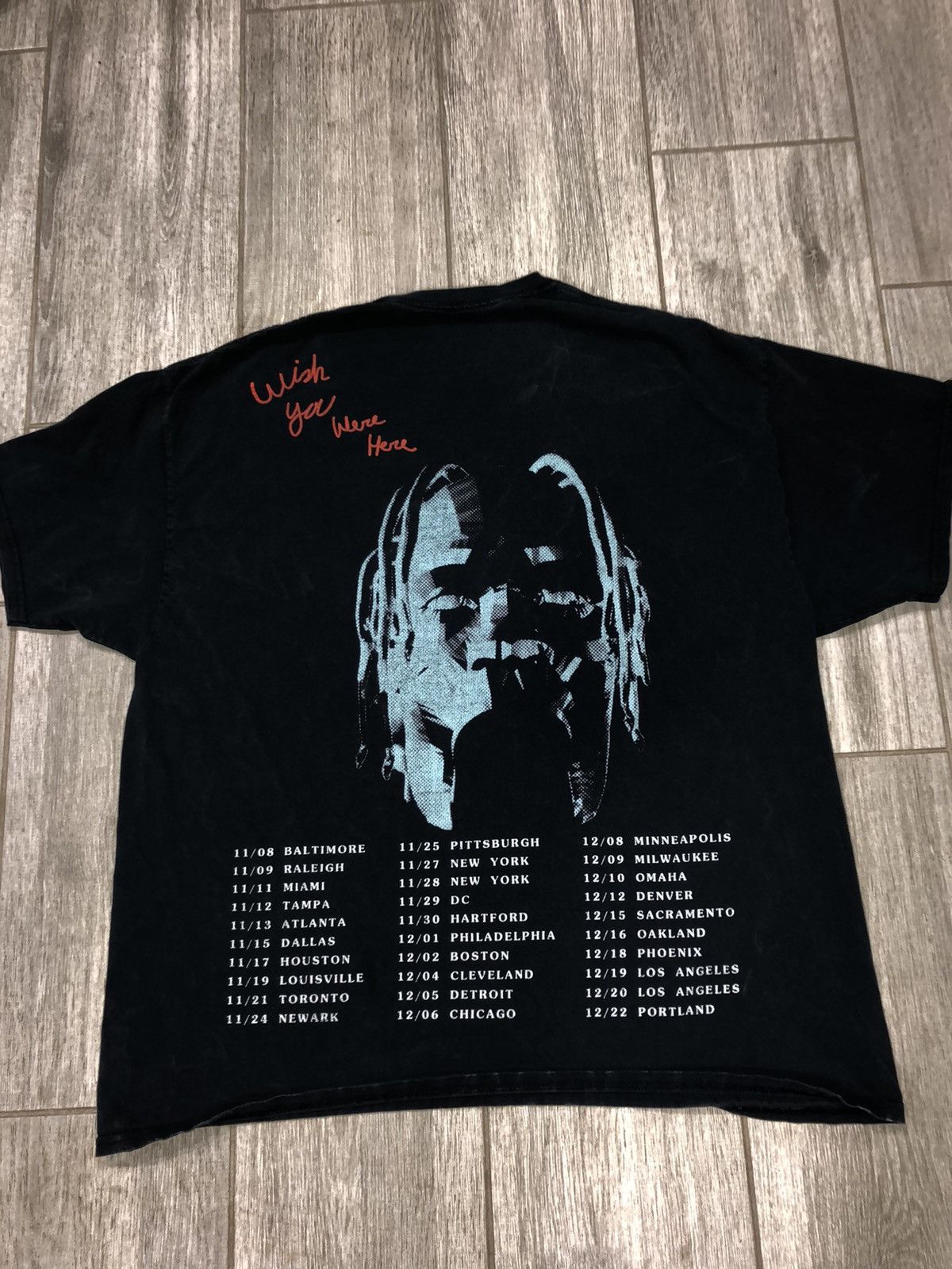 Travis Scott Travis Scott Tour Tee Size US XL / EU 56 / 4 - 4 Thumbnail