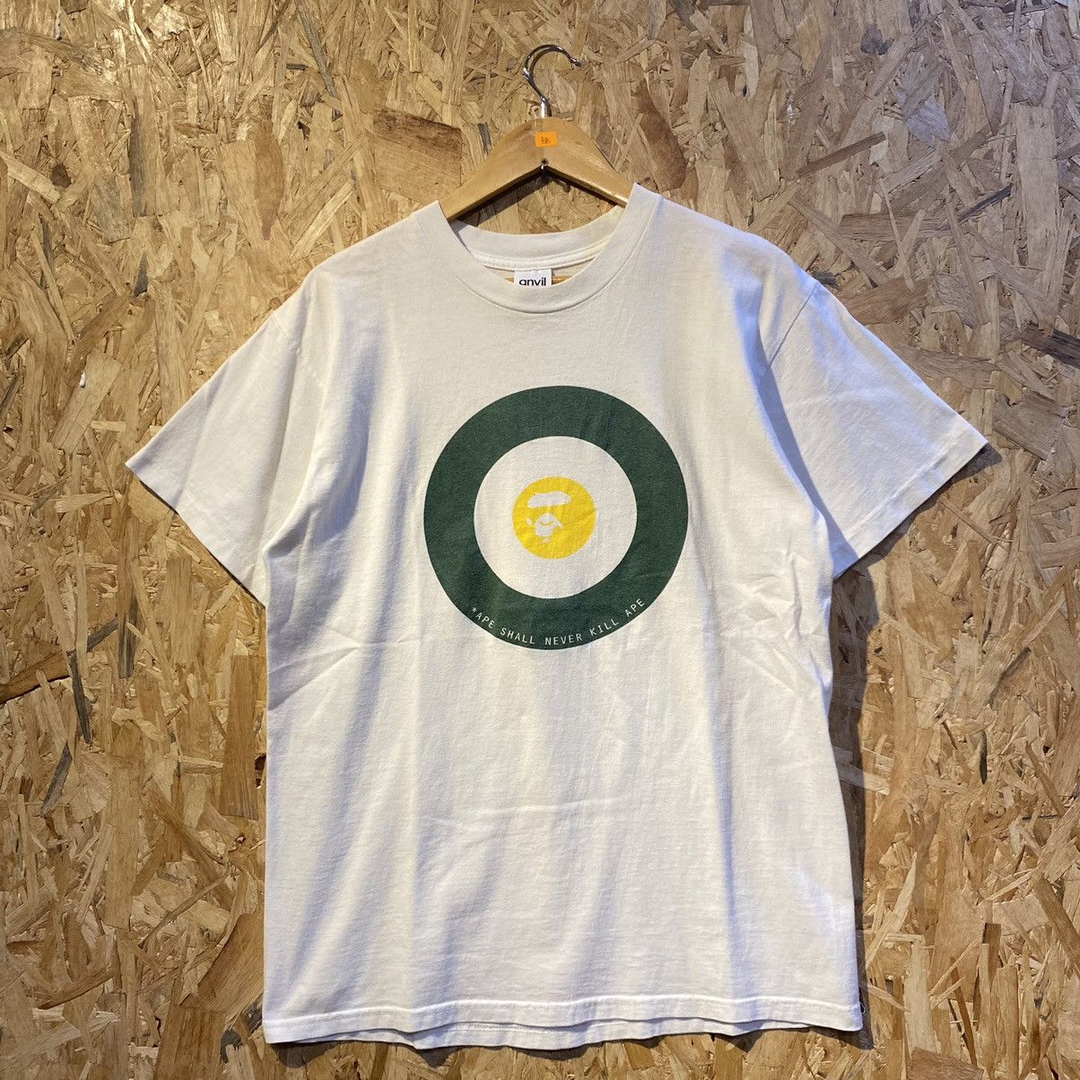 Bape × Vintage VINTAGE RARE Bape Ape Shall Never Kill Ape Target Anvil Tee Size US L / EU 52-54 / 3 - 1 Thumbnail