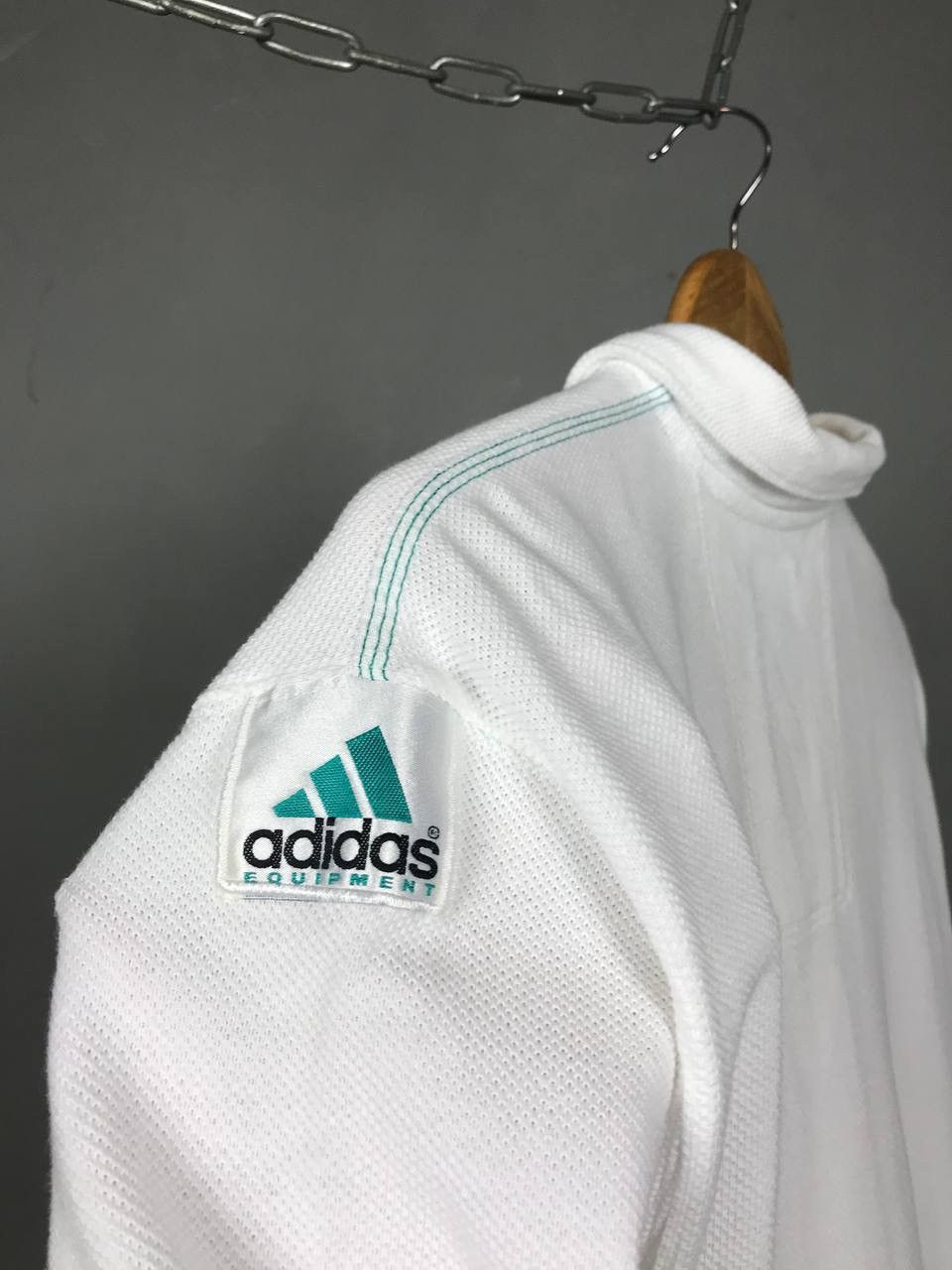 Adidas × Vintage Adidas Equipment vintage streetwear polo tee Size US M / EU 48-50 / 2 - 5 Thumbnail