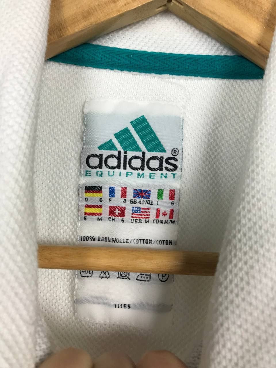 Adidas × Vintage Adidas Equipment vintage streetwear polo tee Size US M / EU 48-50 / 2 - 3 Thumbnail
