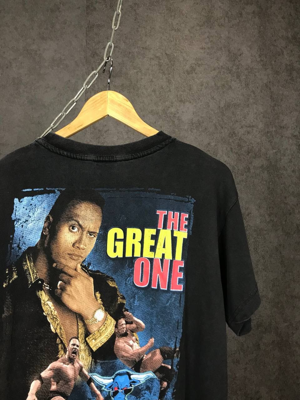 WWE The Rock 90’s vintage WWE WWF overprinted tee Size US M / EU 48-50 / 2 - 5 Thumbnail