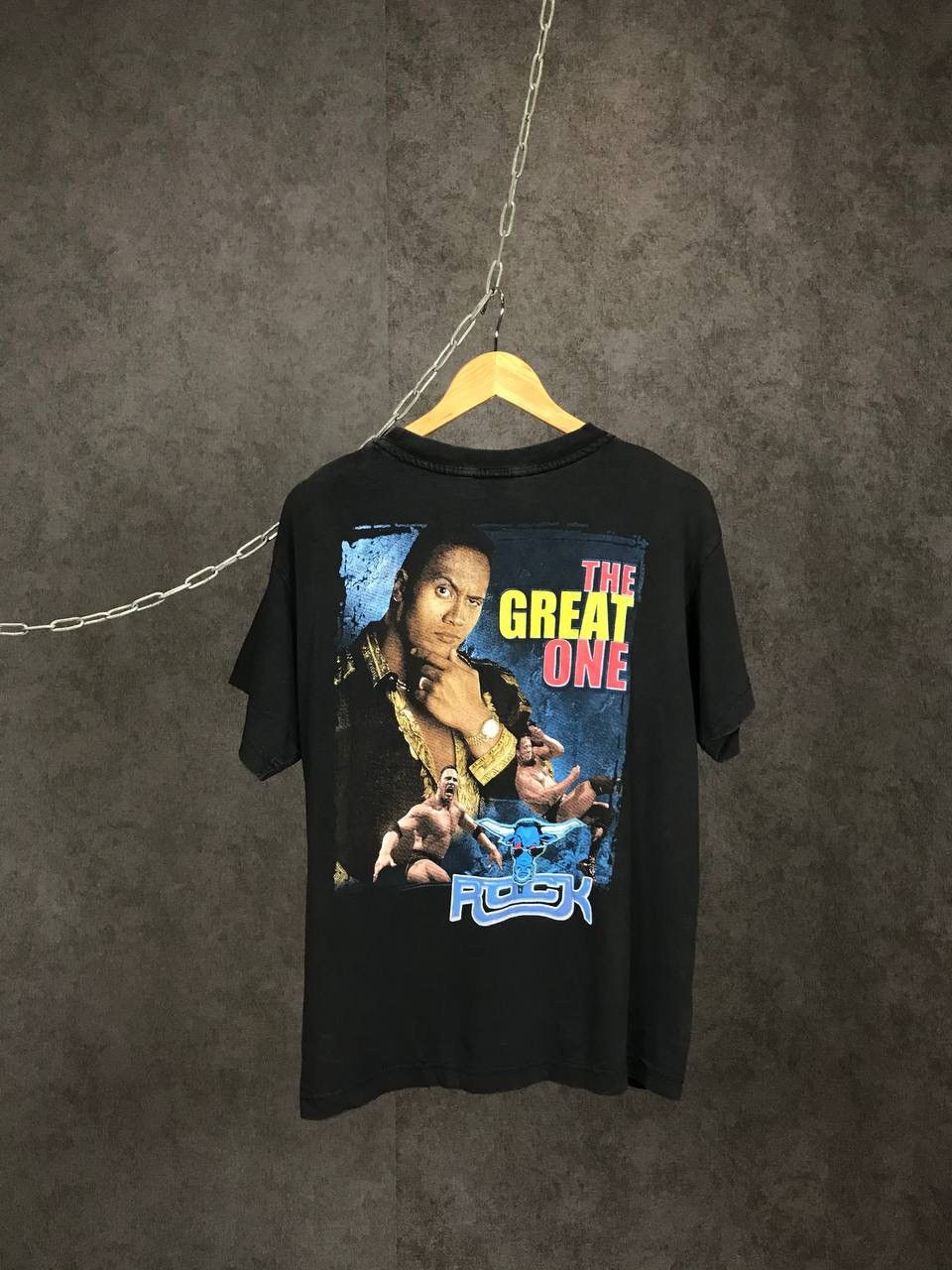 WWE The Rock 90’s vintage WWE WWF overprinted tee Size US M / EU 48-50 / 2 - 4 Thumbnail