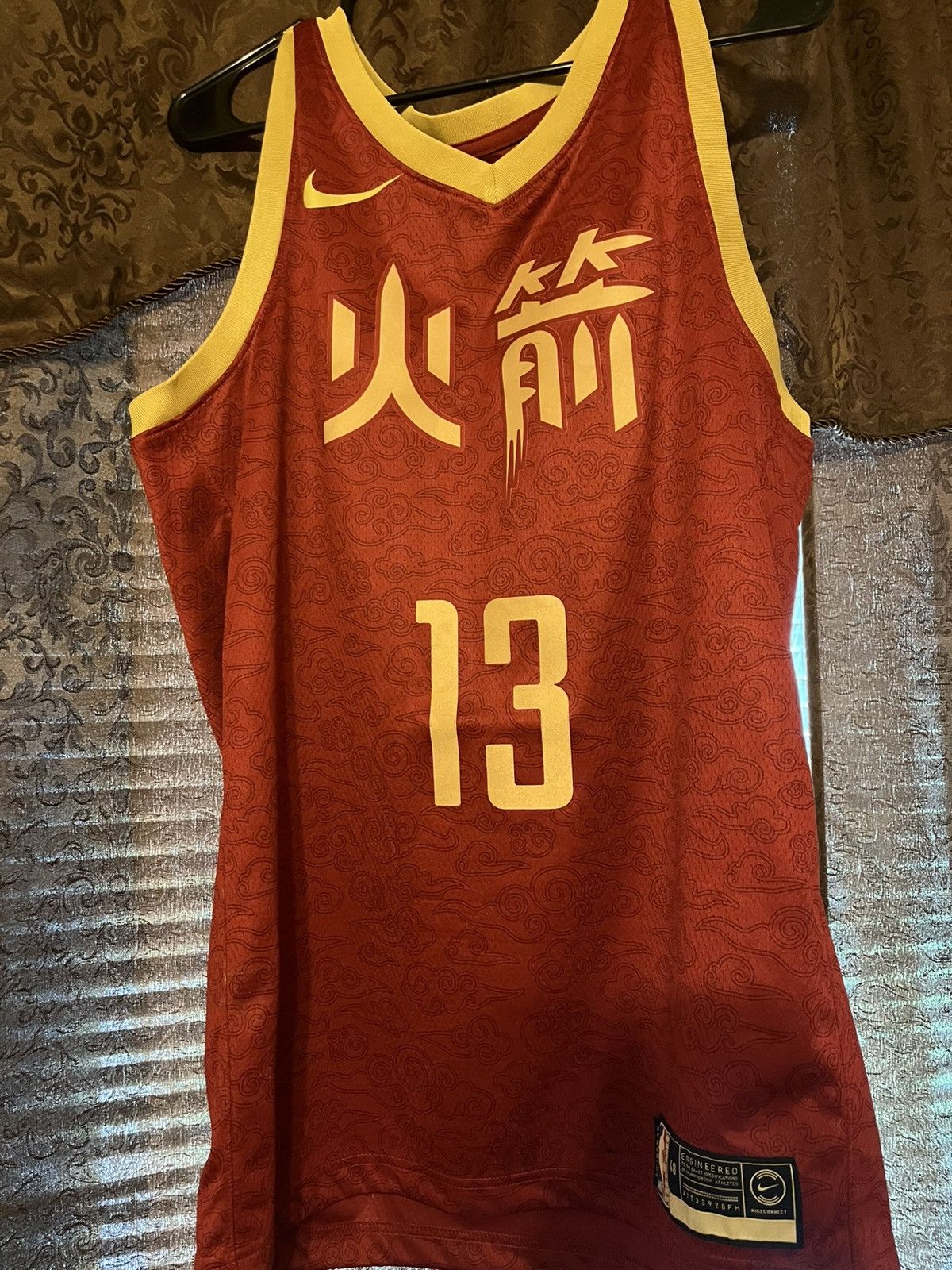 Houston rockets jersey chinese new year clearance