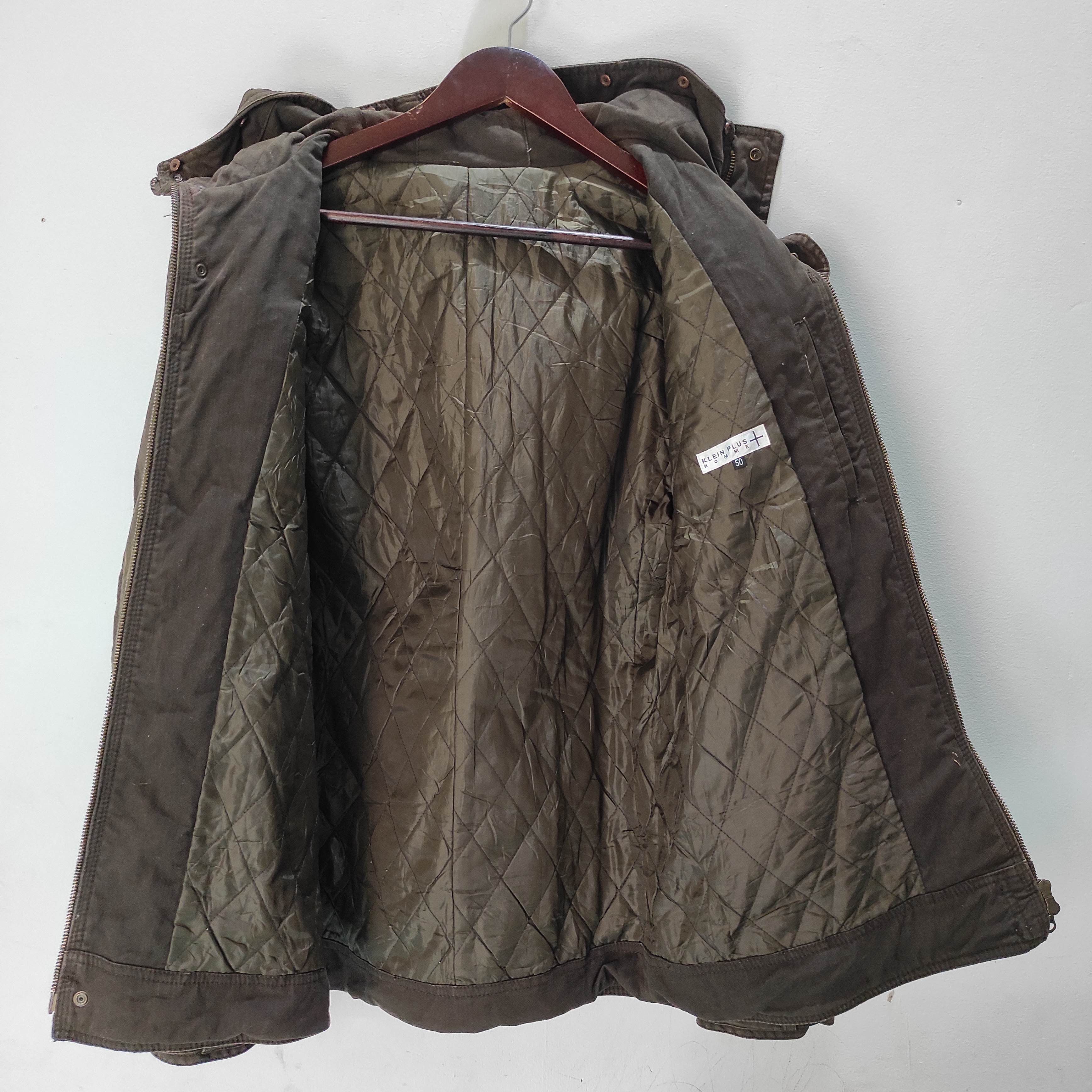Michel Klein KLEIN PLUS HOMME PARKA ZIPPER HOODIE JACKET Size US M / EU 48-50 / 2 - 6 Thumbnail