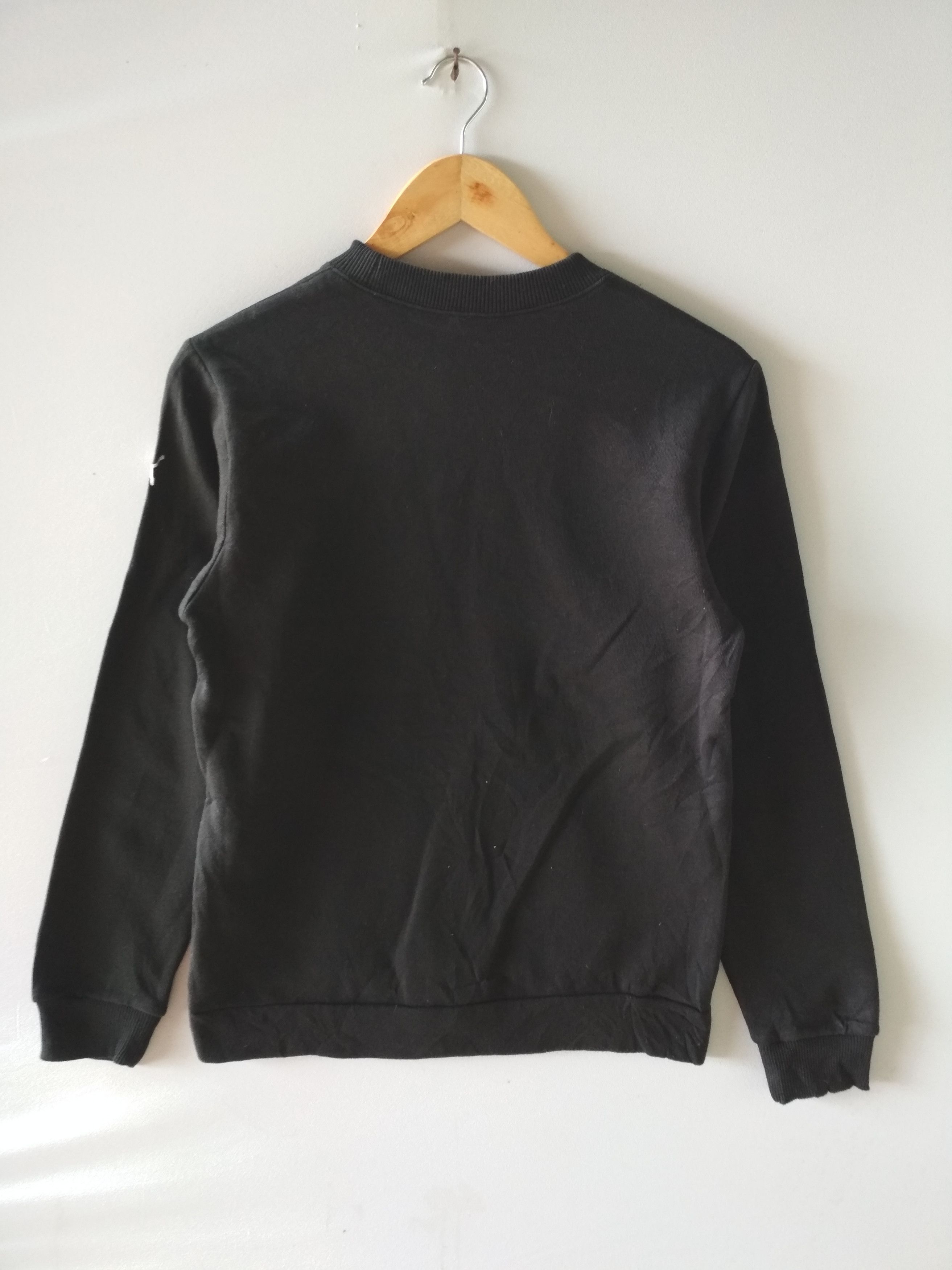 Puma PUMA BIG SPELL OUT SPORTWEAR SOLID BLACK SWEATSHIRT Size US S / EU 44-46 / 1 - 4 Thumbnail