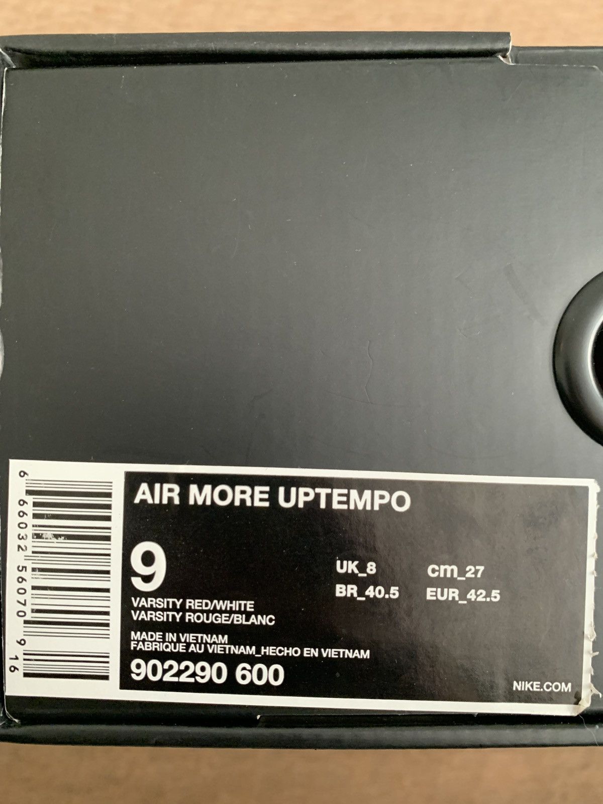 Nike × Supreme Air More Uptempo Red High 2017 Suptempo Size US 9 / EU 42 - 10 Thumbnail