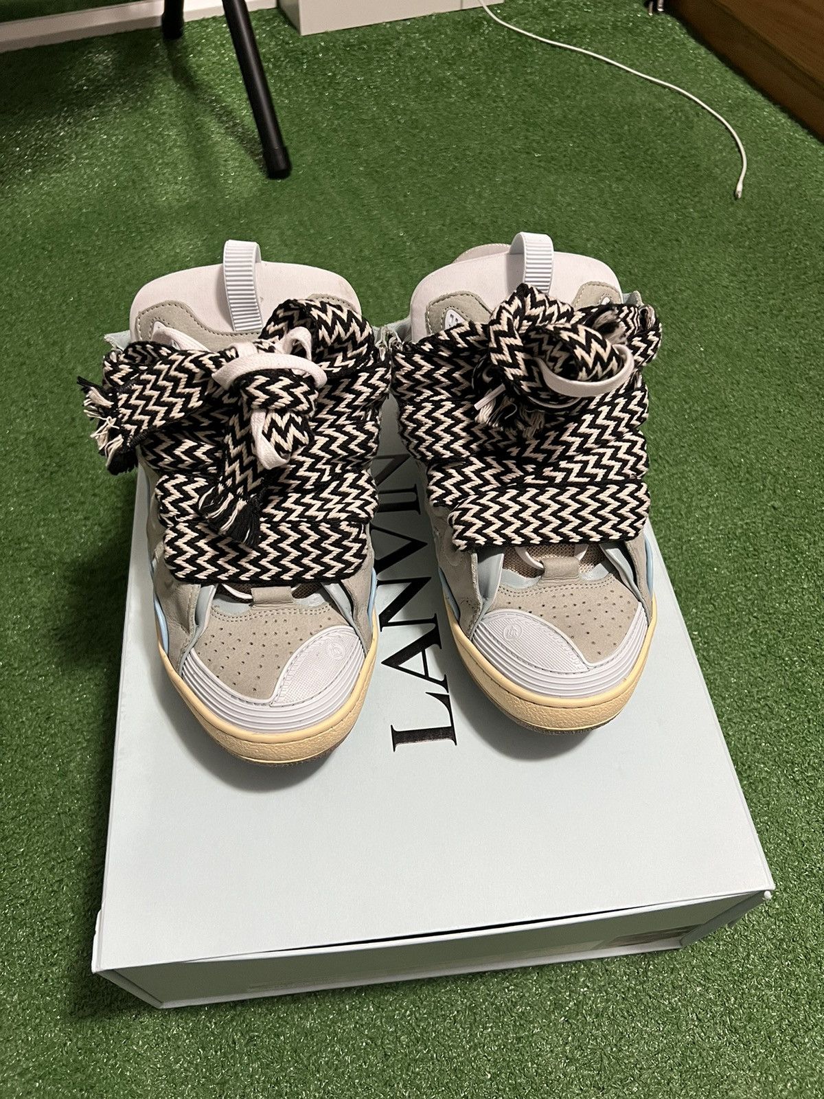 LANVIN CURB SNEAKERS