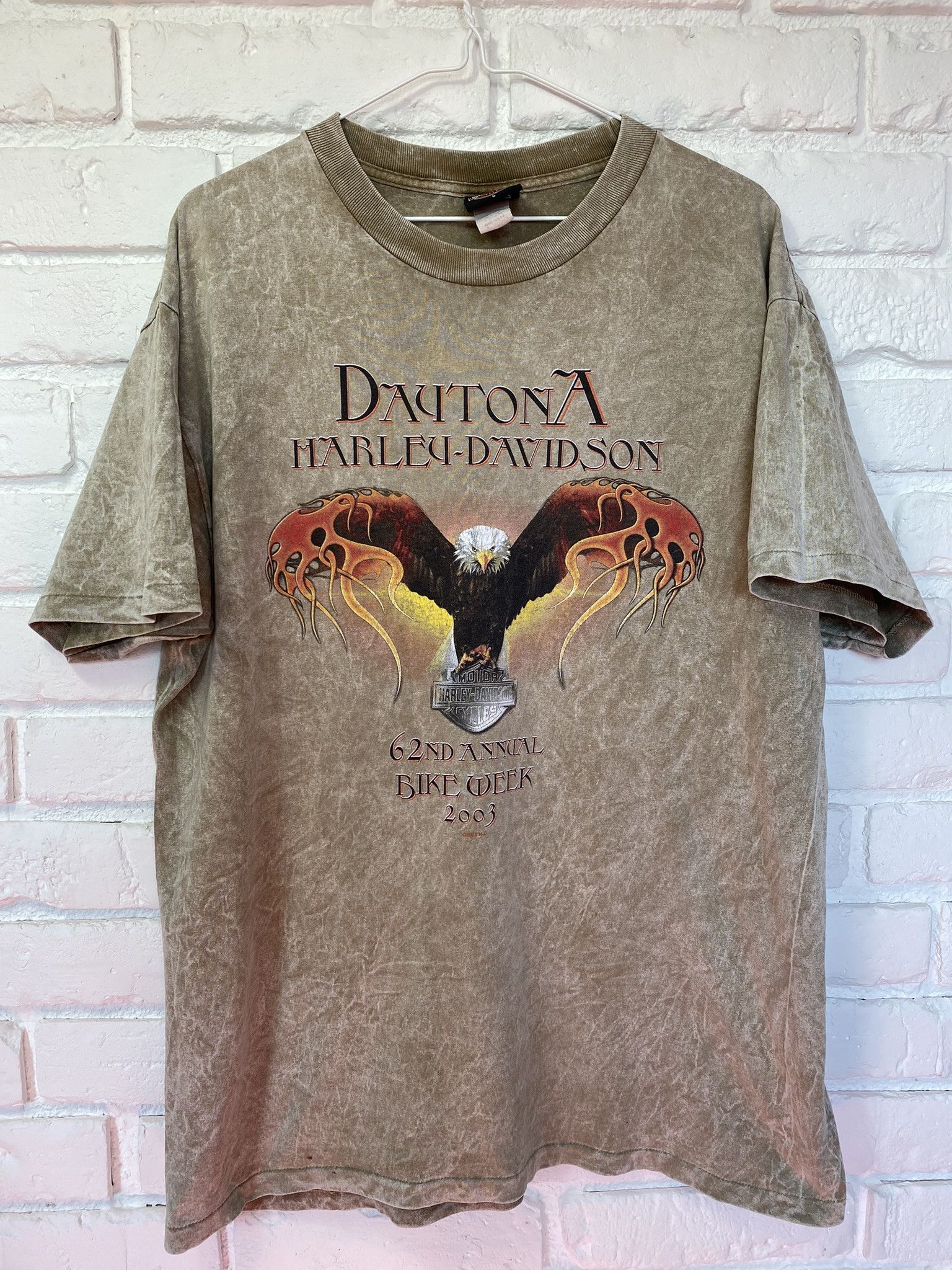 Harley Davidson × Vintage Vintage 2003 Harley Davidson Daytona Tee tshirt size L y2k Size US L / EU 52-54 / 3 - 1 Thumbnail