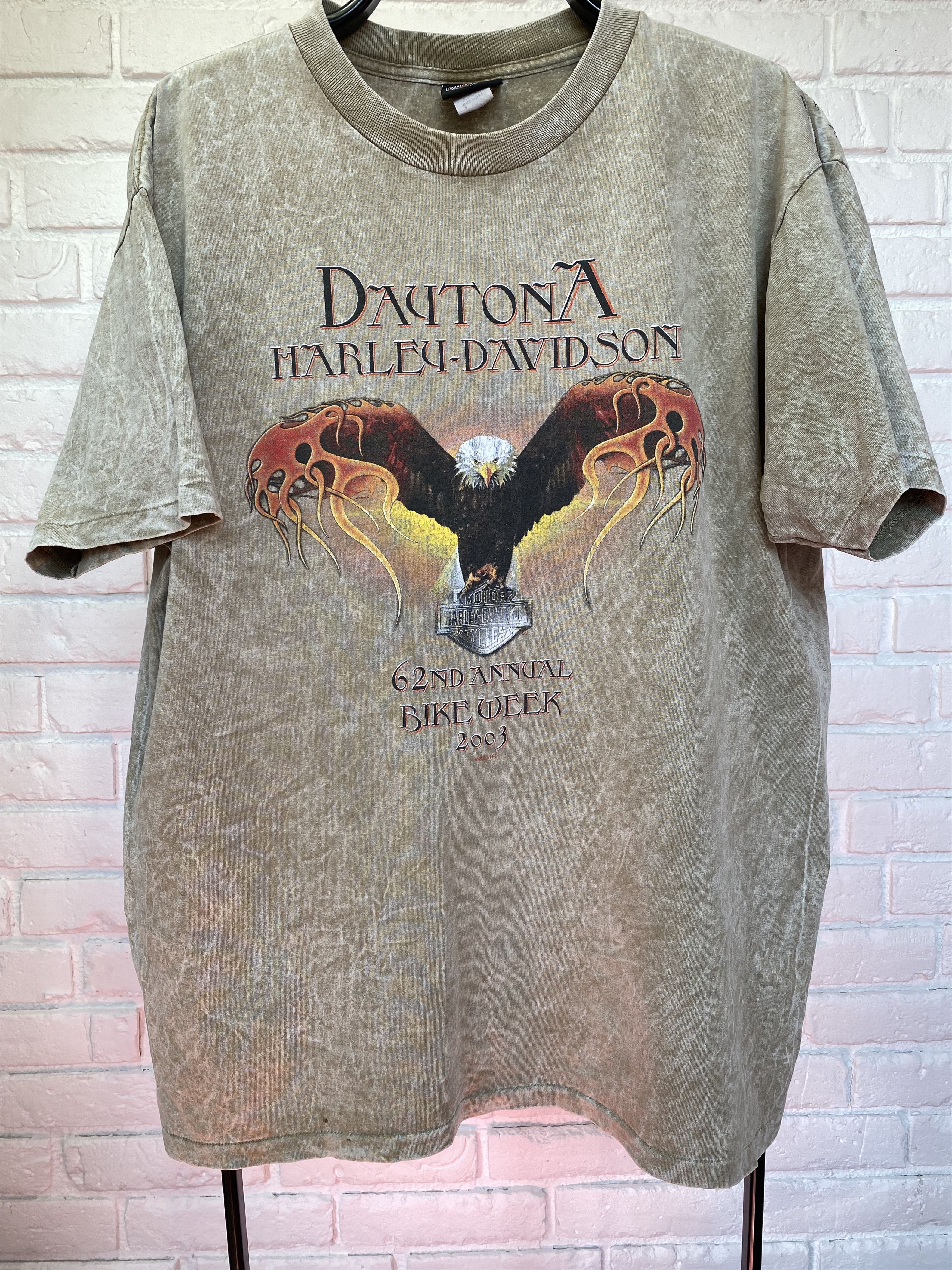 Harley Davidson × Vintage Vintage 2003 Harley Davidson Daytona Tee tshirt size L y2k Size US L / EU 52-54 / 3 - 13 Thumbnail