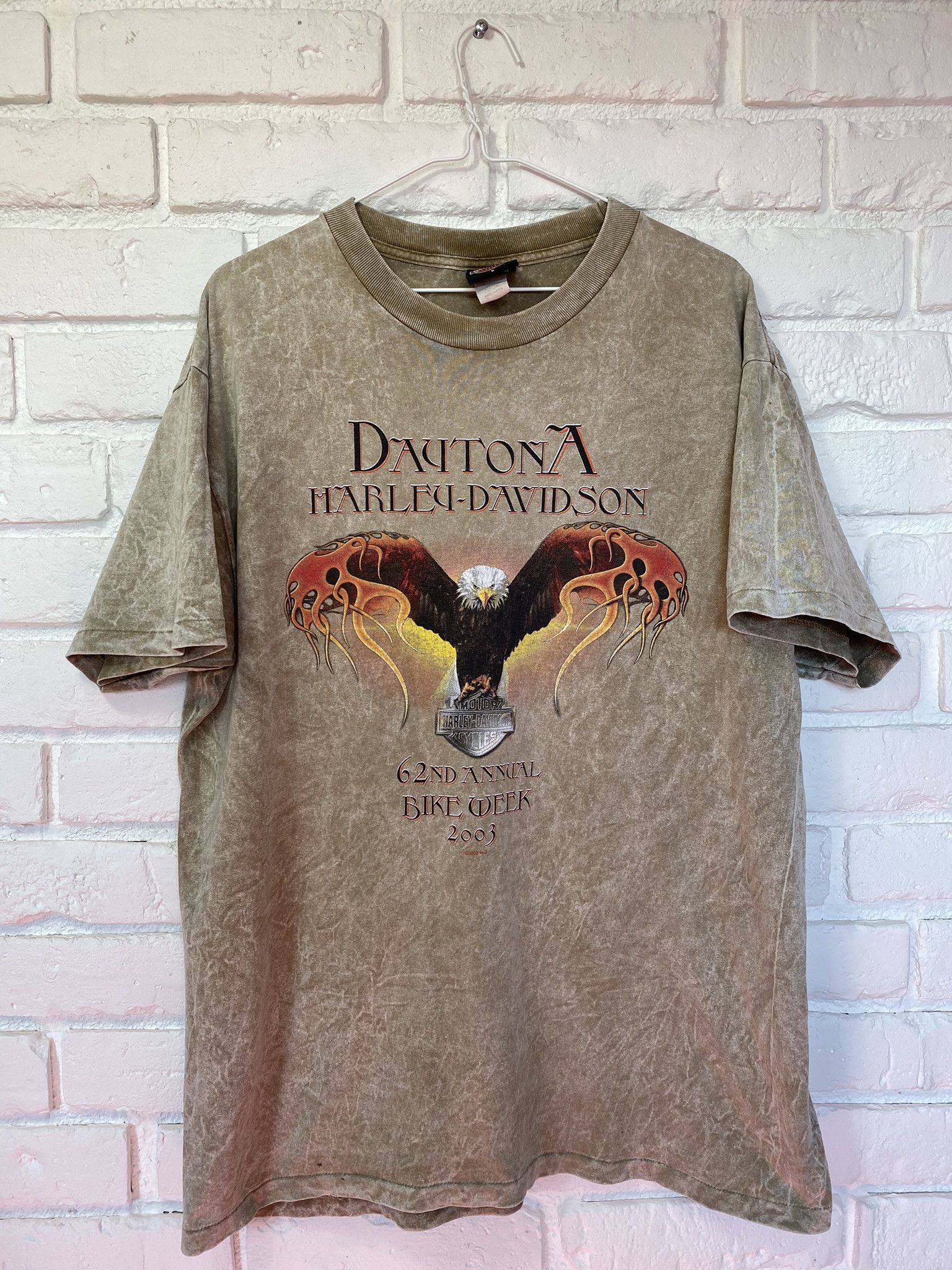 Harley Davidson × Vintage Vintage 2003 Harley Davidson Daytona Tee tshirt size L y2k Size US L / EU 52-54 / 3 - 20 Thumbnail