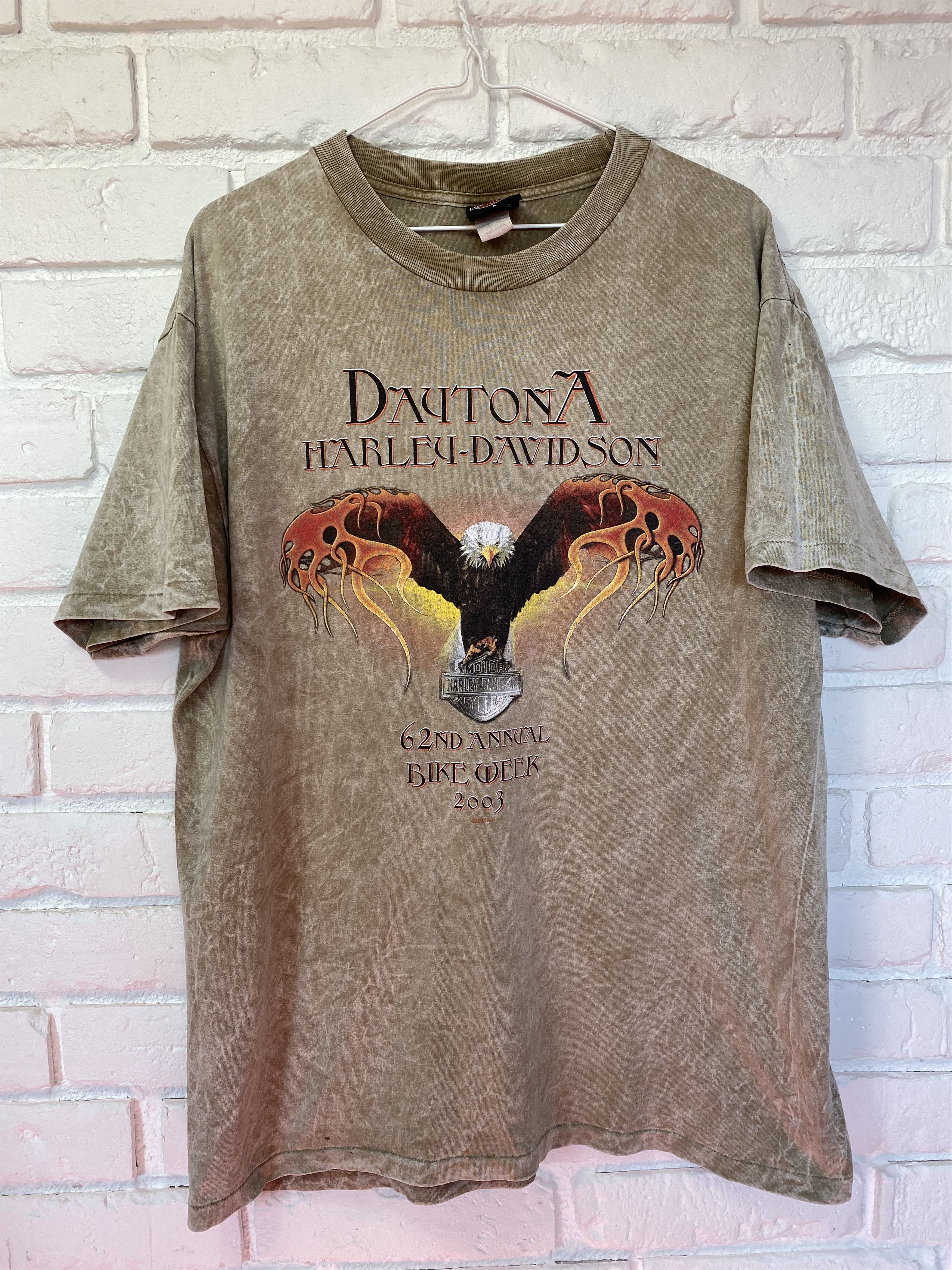 Harley Davidson × Vintage Vintage 2003 Harley Davidson Daytona Tee tshirt size L y2k Size US L / EU 52-54 / 3 - 2 Thumbnail