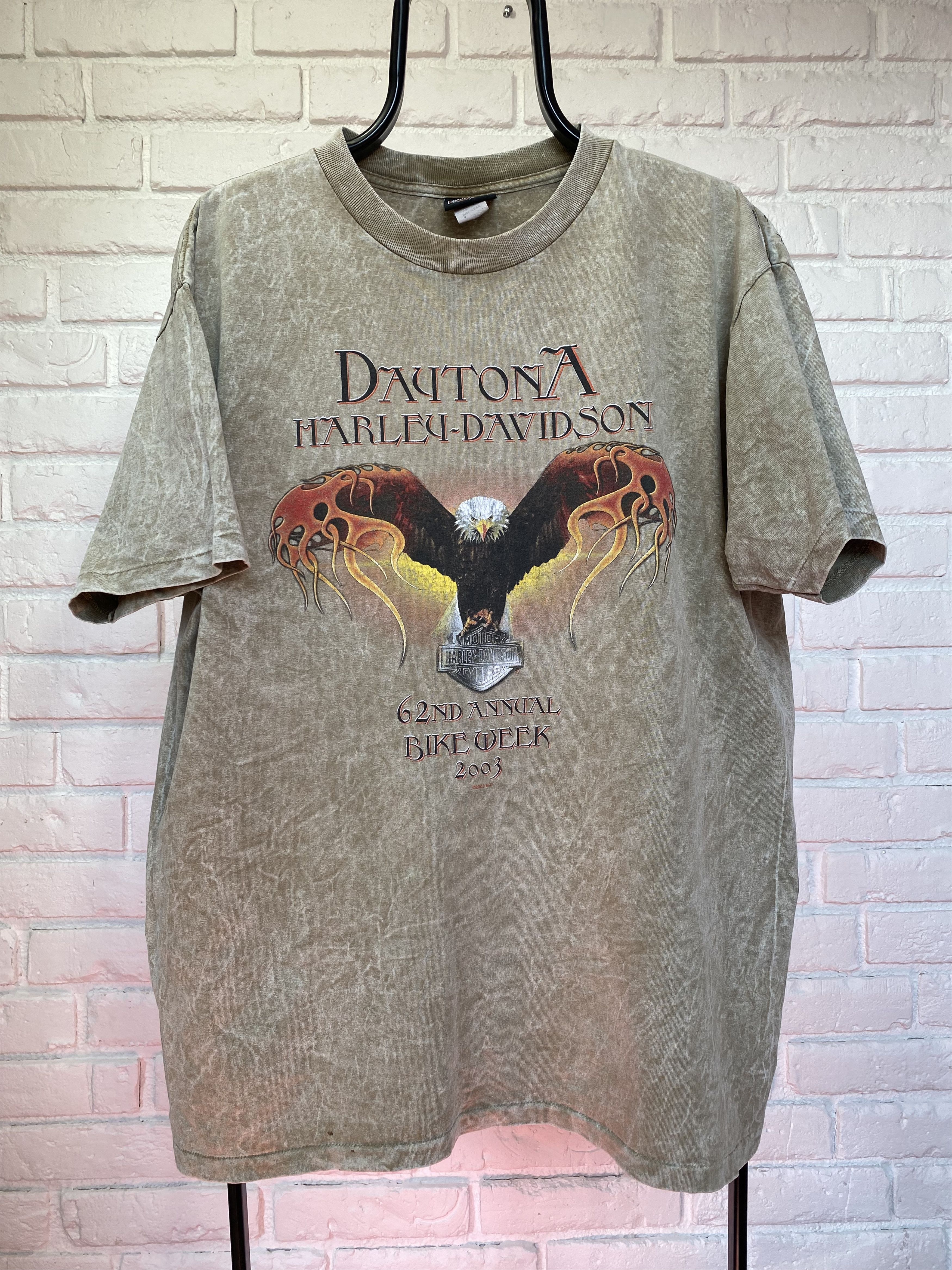 Harley Davidson × Vintage Vintage 2003 Harley Davidson Daytona Tee tshirt size L y2k Size US L / EU 52-54 / 3 - 12 Thumbnail