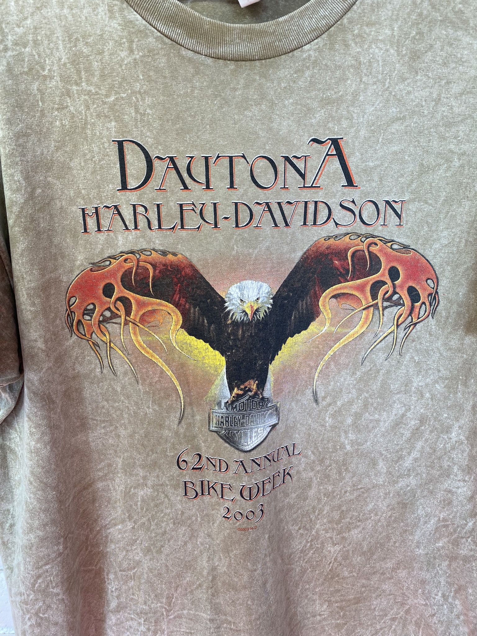 Harley Davidson × Vintage Vintage 2003 Harley Davidson Daytona Tee tshirt size L y2k Size US L / EU 52-54 / 3 - 3 Thumbnail