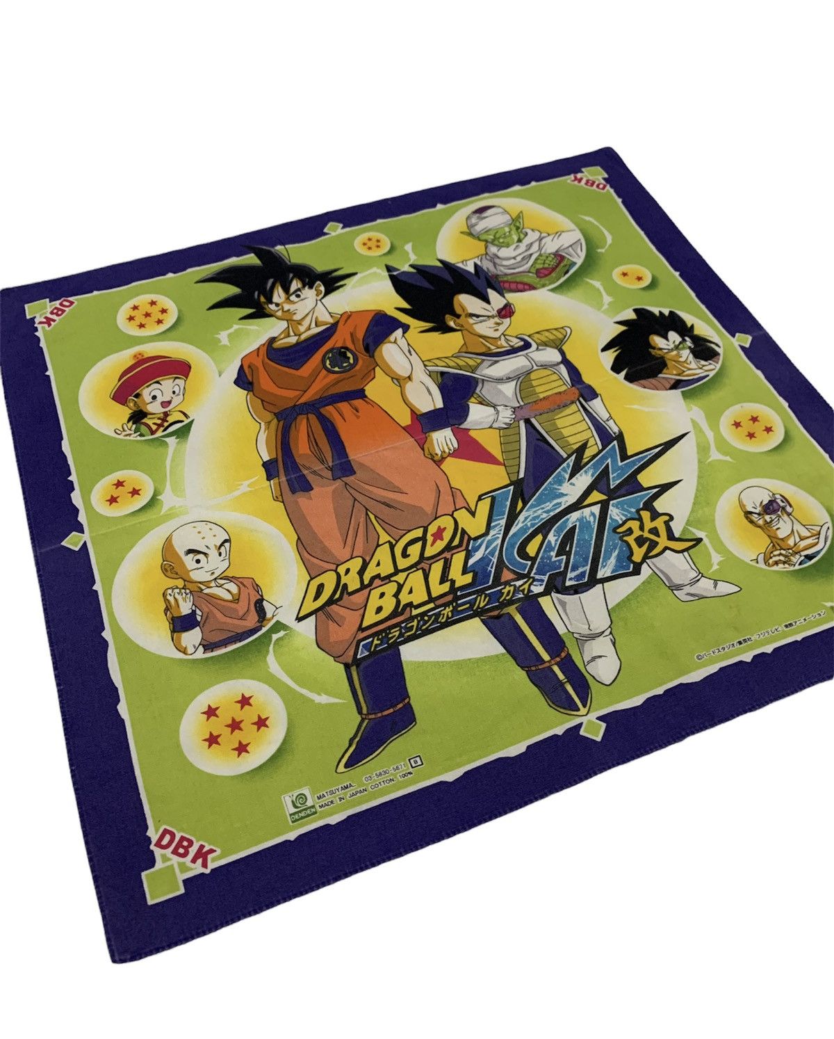 Other Vintage 90s Dragon Ball Goku Bezita Handkerchief Neckerchief Size ONE SIZE - 2 Thumbnail