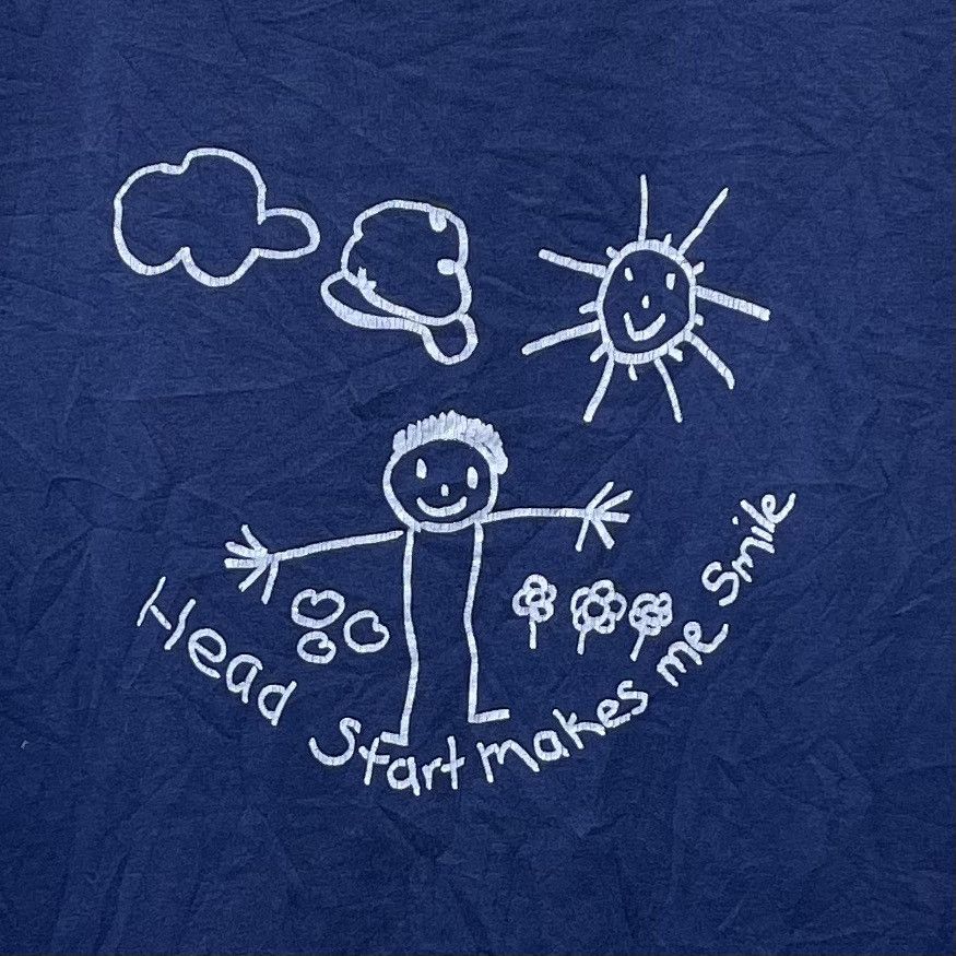 Vintage Vintage 90s T-Shirt Head Start Make Me Smile Size US XL / EU 56 / 4 - 2 Thumbnail