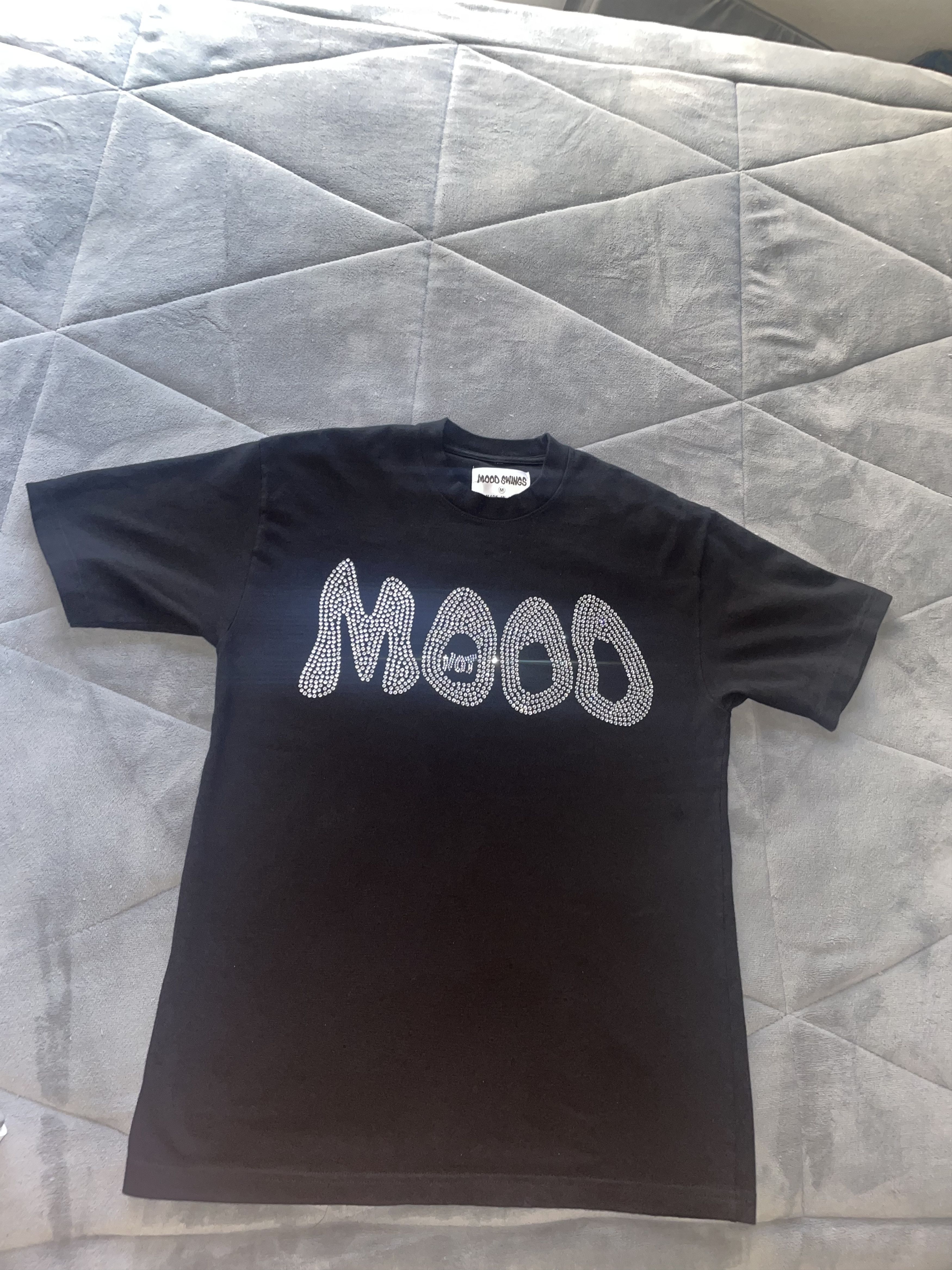 Designer Moodswings Rhinstone Tee Size US M / EU 48-50 / 2 - 1 Thumbnail