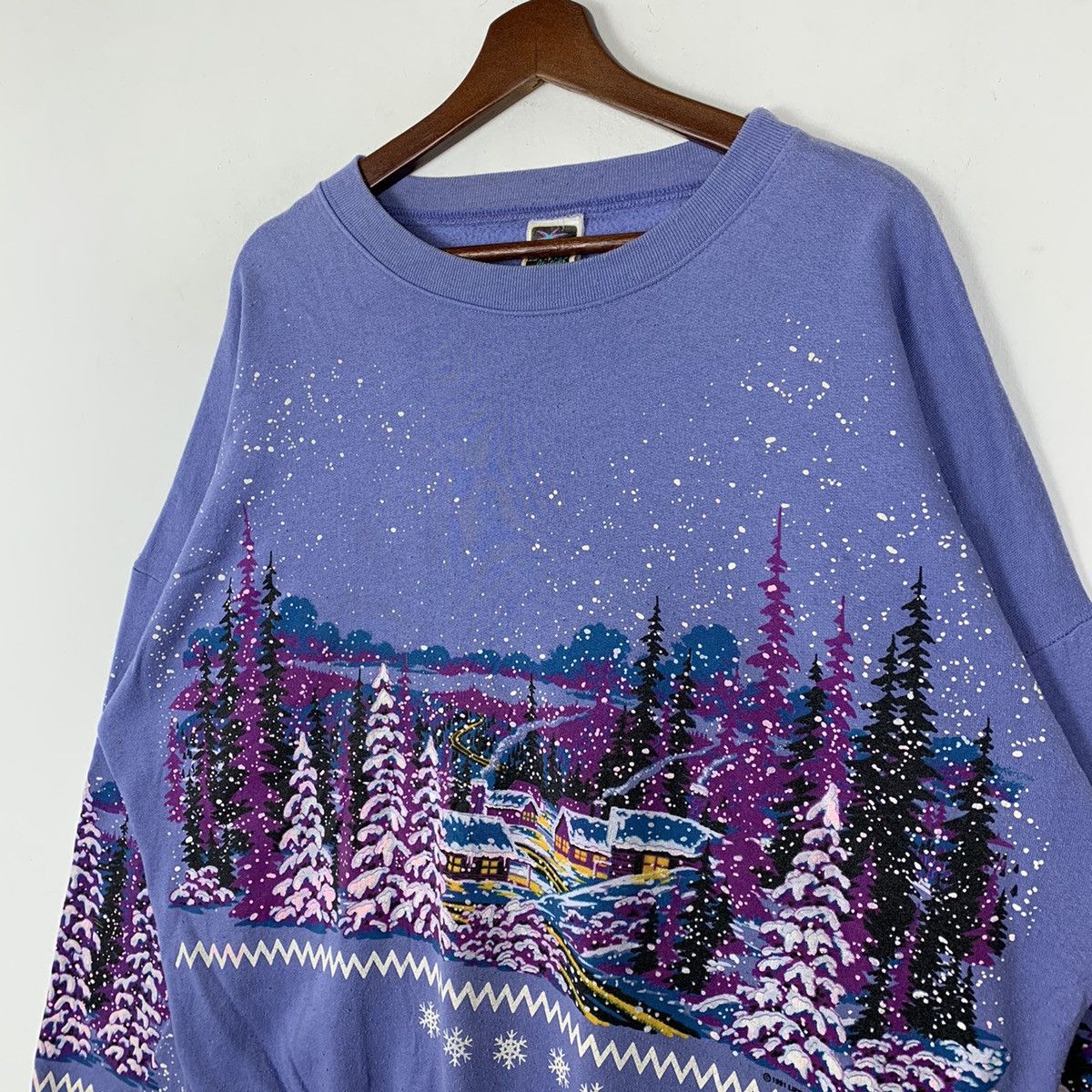 Other × Vintage 90’s Lifestyle Christmas Sweatshirt Size US L / EU 52-54 / 3 - 4 Thumbnail