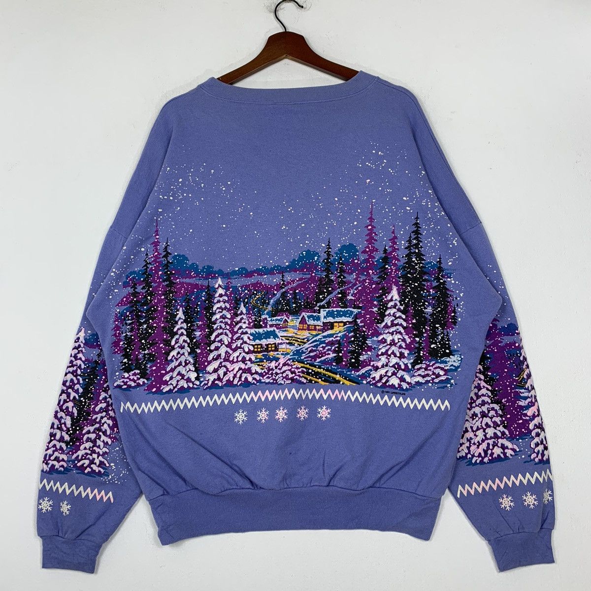 Other × Vintage 90’s Lifestyle Christmas Sweatshirt Size US L / EU 52-54 / 3 - 2 Thumbnail