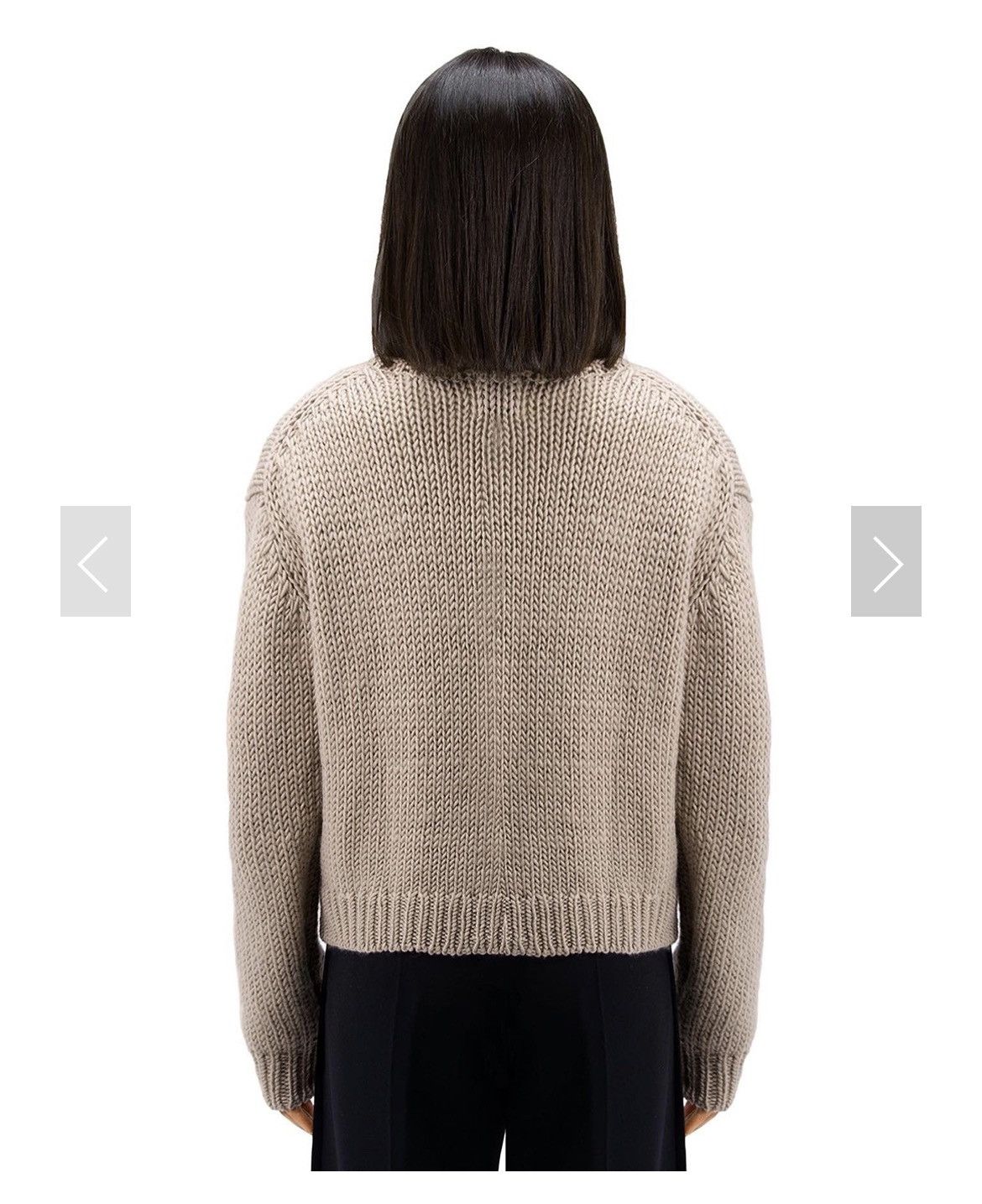 Vuja De Vuja De Ivory Low Gauge Knit Sweater | Grailed