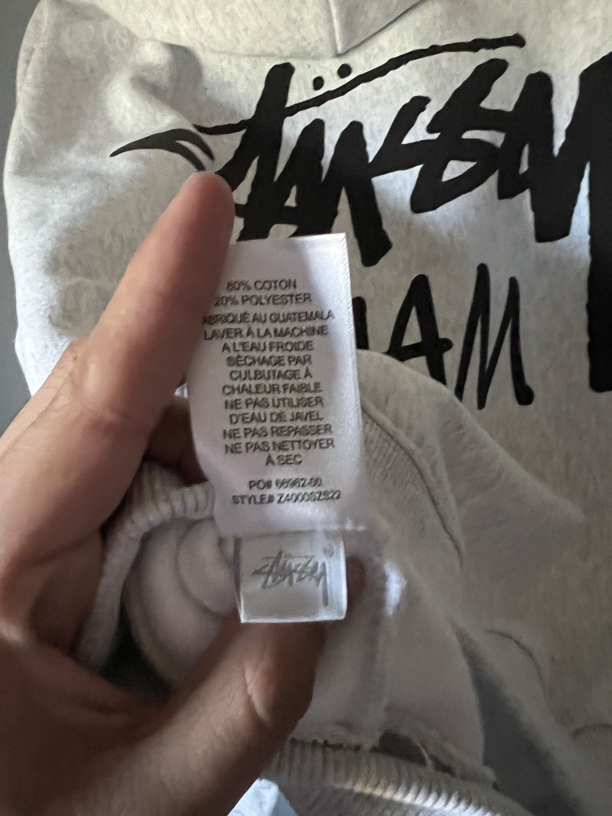 stussy GUAM スウェット　Sサイズ　グレー stussy guam グアム限定 トレーナー スウェット crew neck