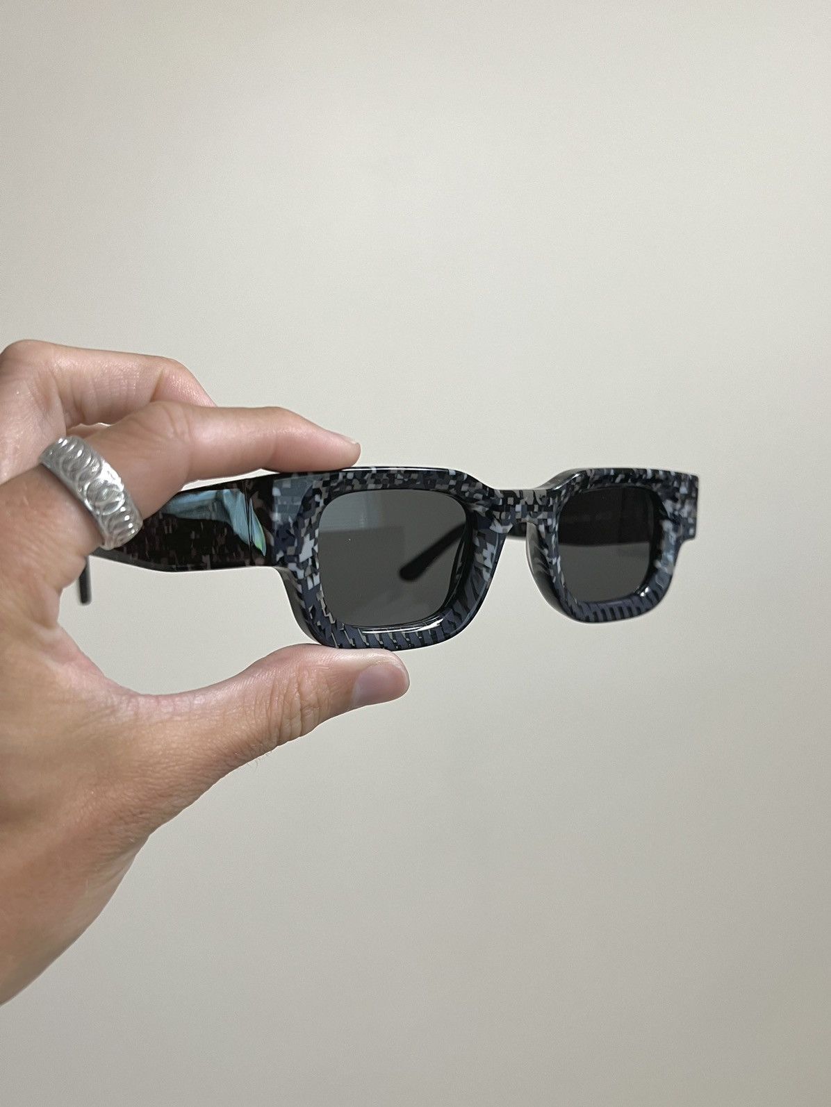 Rhude × Thierry Lasry RHUDE THIERRY LASRY CEMENT RHEVISION SUNGLASSES Size ONE SIZE - 5 Thumbnail