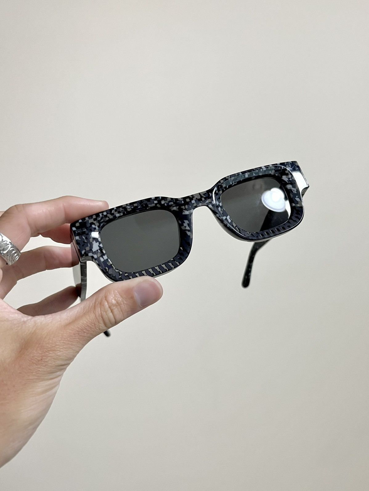 Rhude × Thierry Lasry RHUDE THIERRY LASRY CEMENT RHEVISION SUNGLASSES Size ONE SIZE - 6 Thumbnail