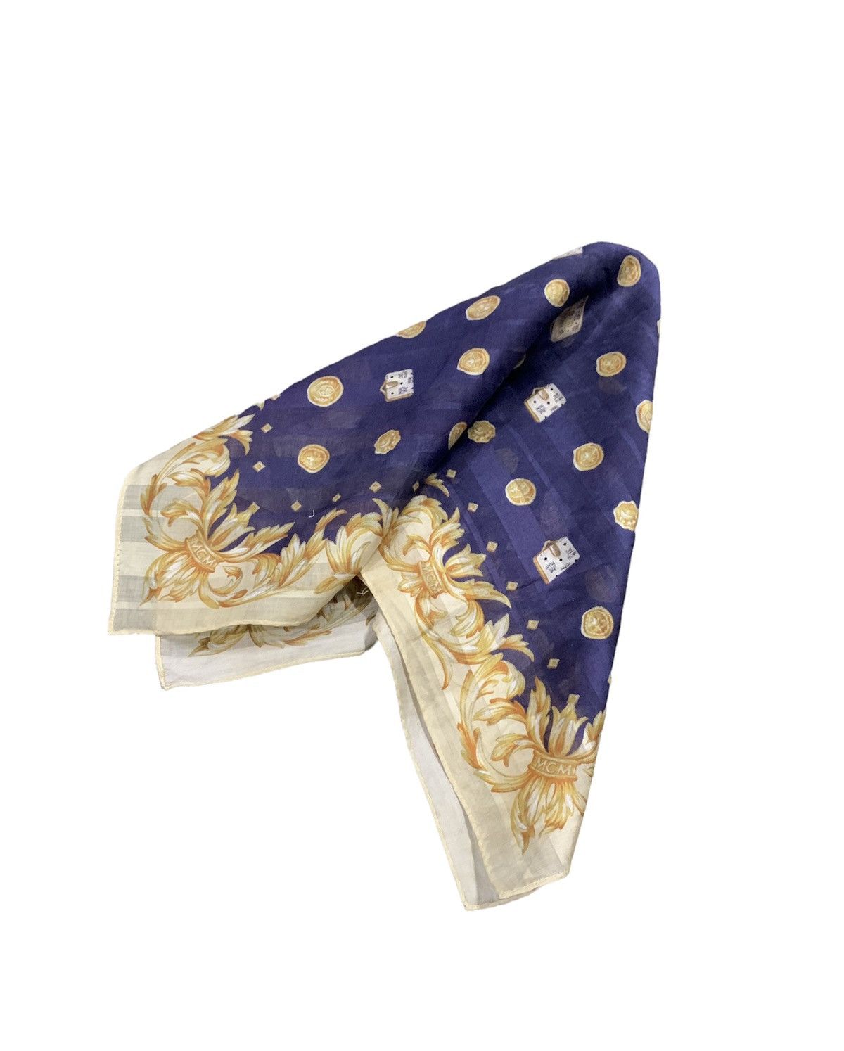 MCM MCM Bandana Mini Scarf Neckerchief Handkerchief Nice Design Size ONE SIZE - 3 Thumbnail
