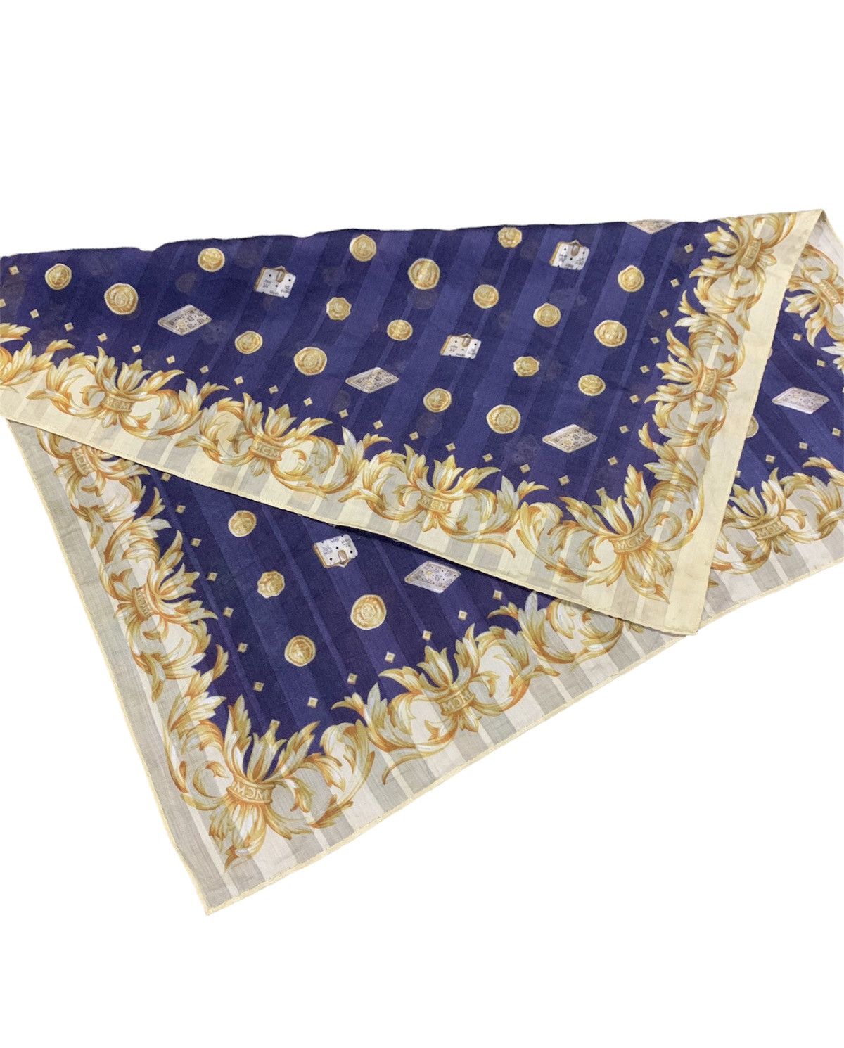 MCM MCM Bandana Mini Scarf Neckerchief Handkerchief Nice Design Size ONE SIZE - 5 Thumbnail