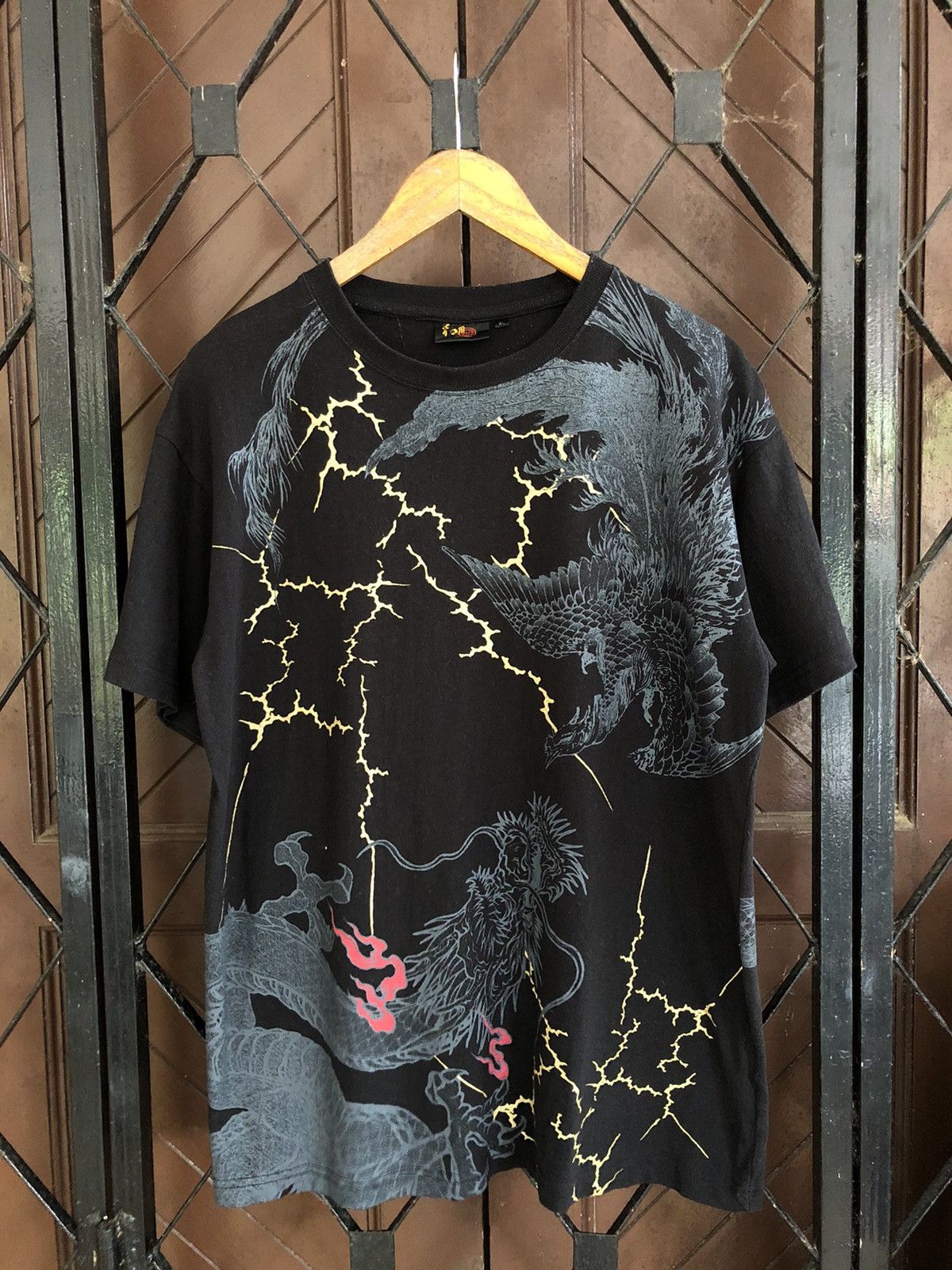 Japanese Brand Dragon Japanese Traditional Sukajan TShirt Size US L / EU 52-54 / 3 - 2 Thumbnail