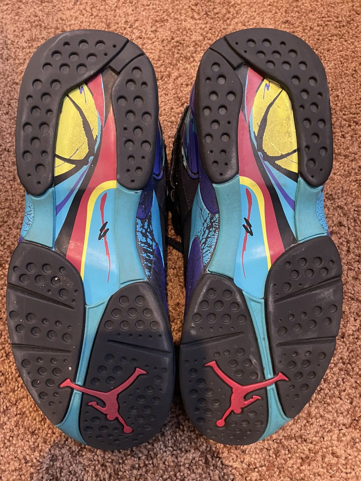Jordan Brand Air Jordan 8 Retro 2007 Aqua 2007 Size US 9.5 / EU 42-43 - 6 Thumbnail