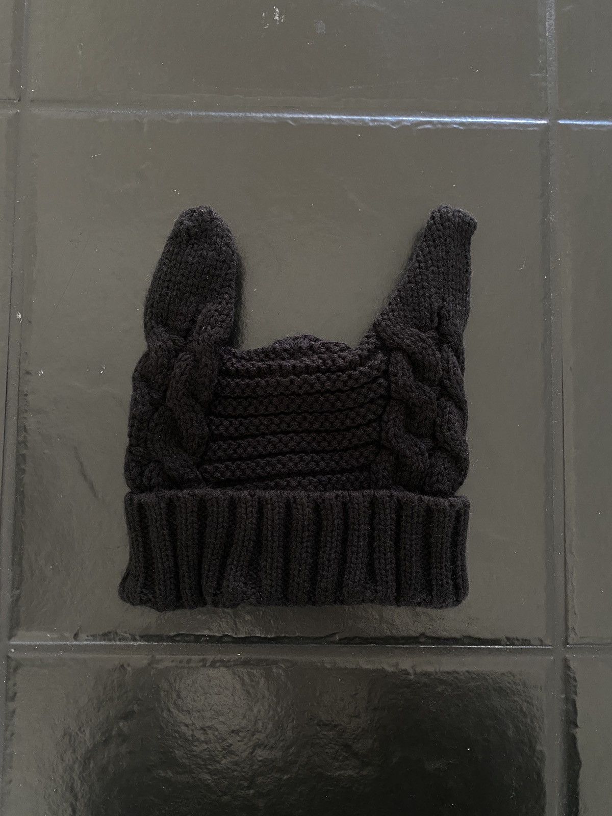 Japanese Brand 🔥Vintage Bunny Ear Beanie Size ONE SIZE - 2 Thumbnail