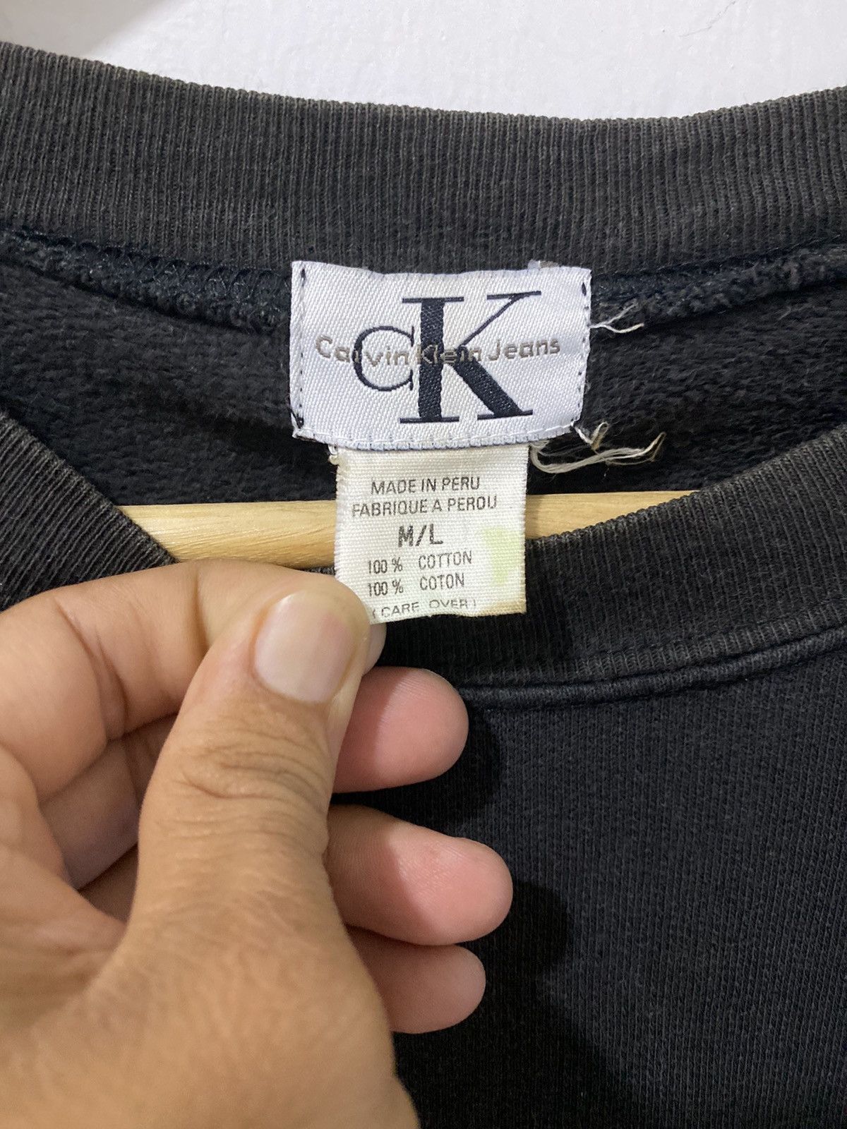 Calvin Klein × Vintage Vintage x Calvin Klein Sweatshirt Size US M / EU 48-50 / 2 - 3 Thumbnail