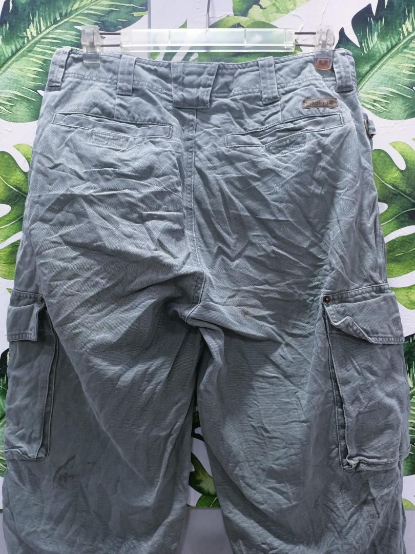 Timberland × Vintage Vintage 90s timberland cargo pants Size US 31 - 5 Thumbnail