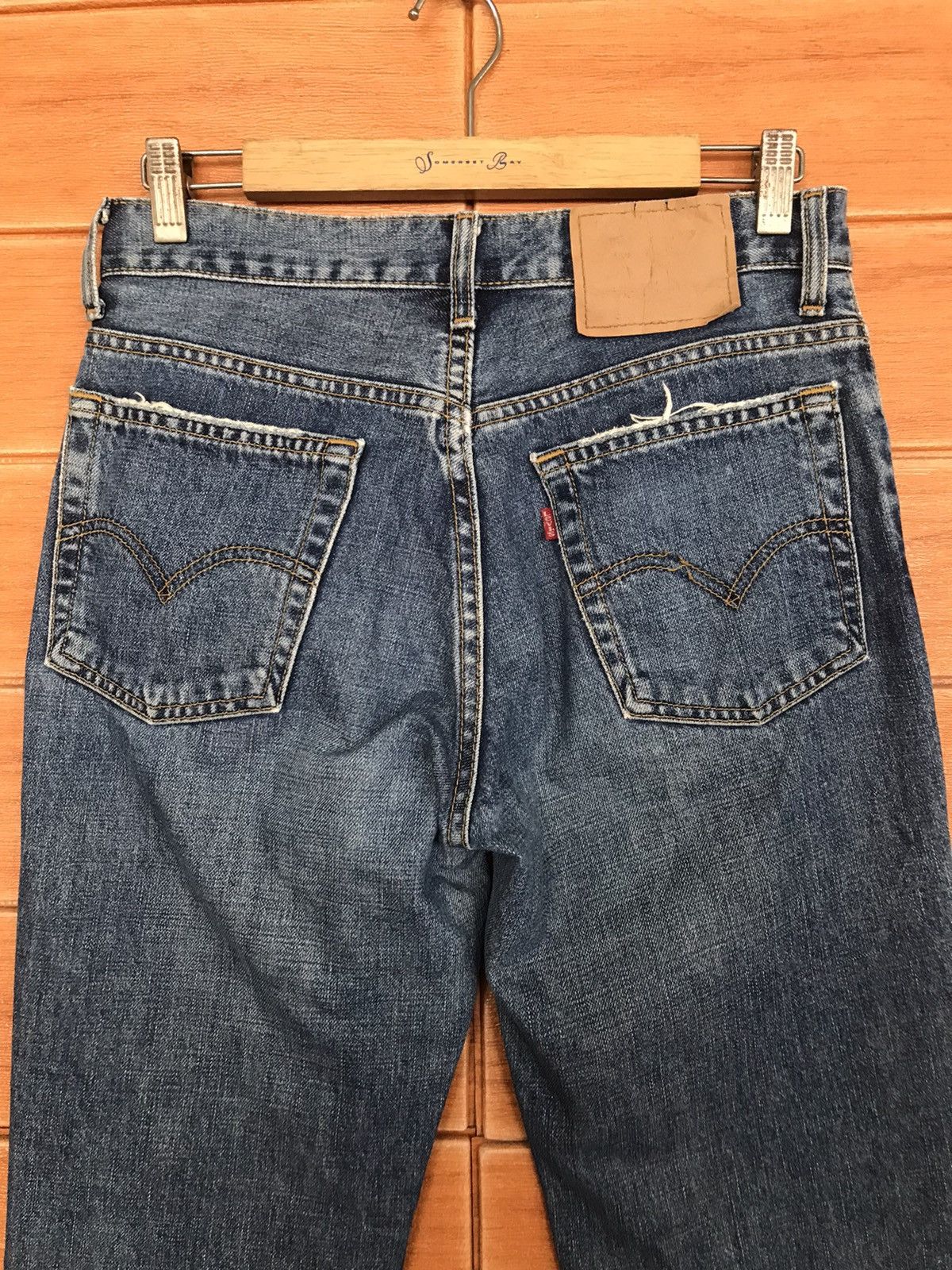 Levi's Vintage Clothing Vintage Levis 517 Flared Denim Jeans Bootcut Size US 29 - 7 Thumbnail