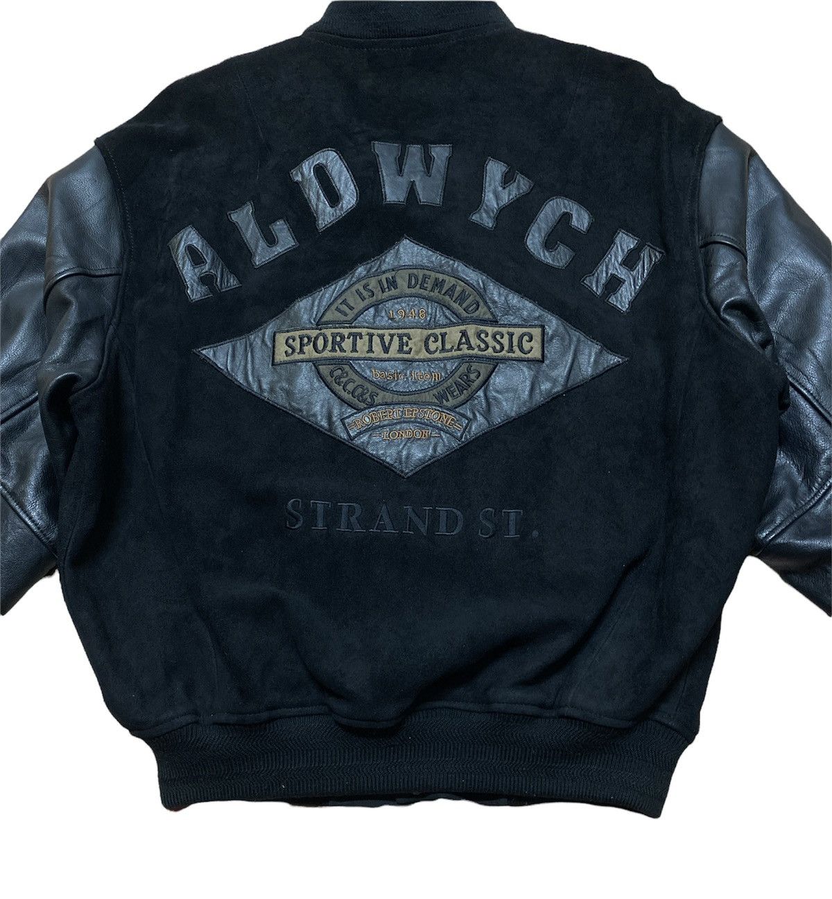 Leather × Vintage Vintage 1948 Sportive Classic Varsity Leather Jacket Size US M / EU 48-50 / 2 - 2 Thumbnail