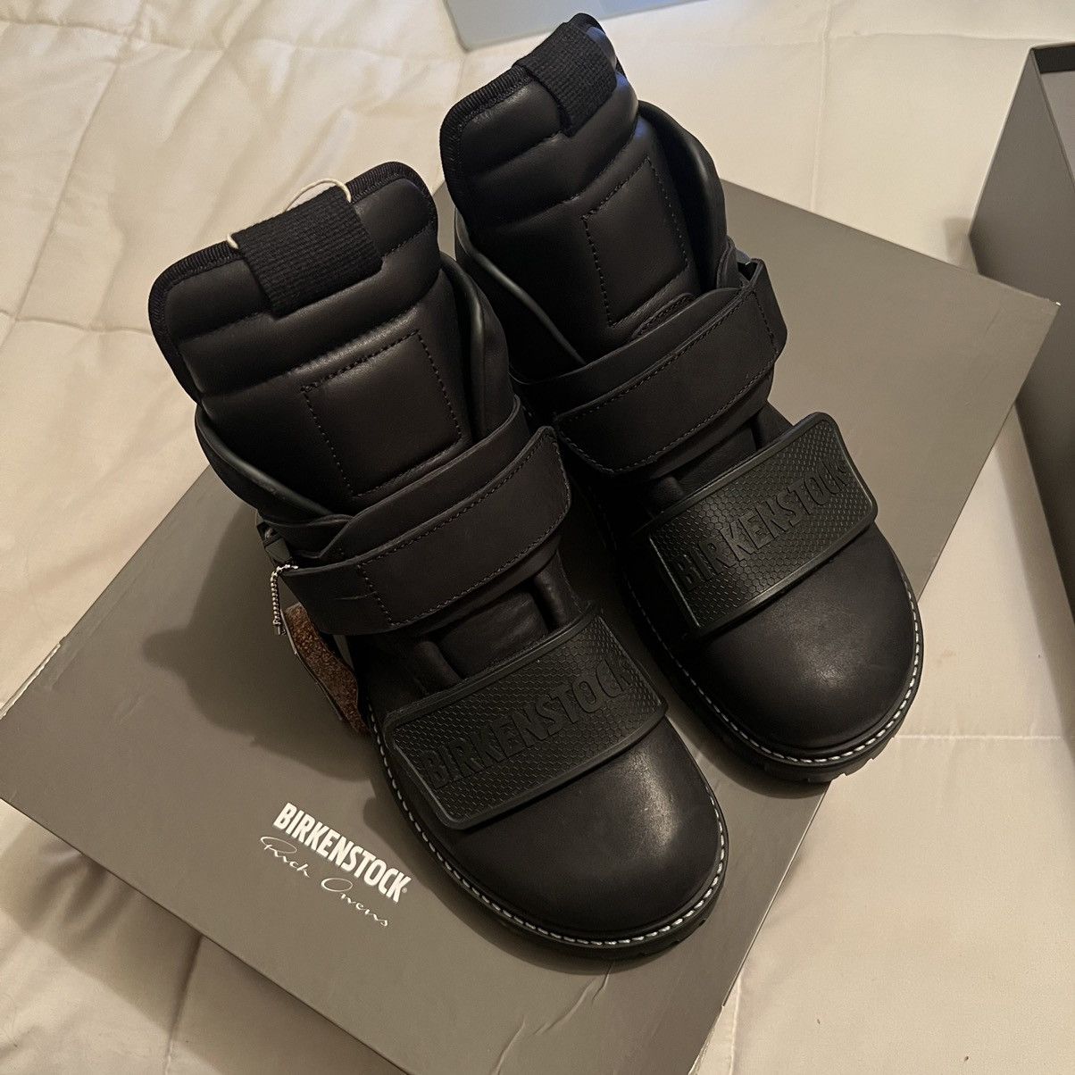 Rick owens birkenstock boots hot sale