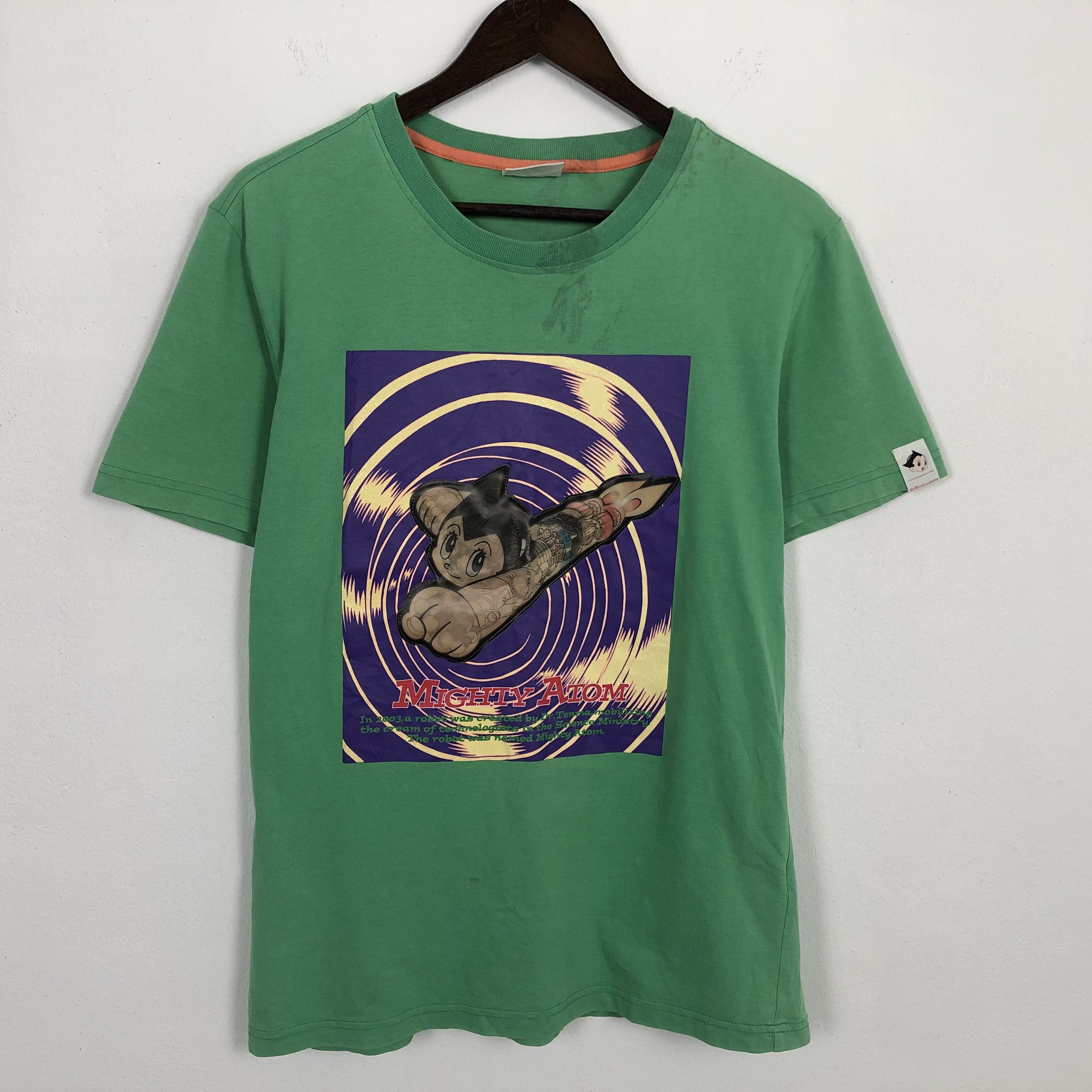 Anime Vintage Mighty Atom by Astro Boy Sticker Design Tshirt Size US M / EU 48-50 / 2 - 1 Thumbnail