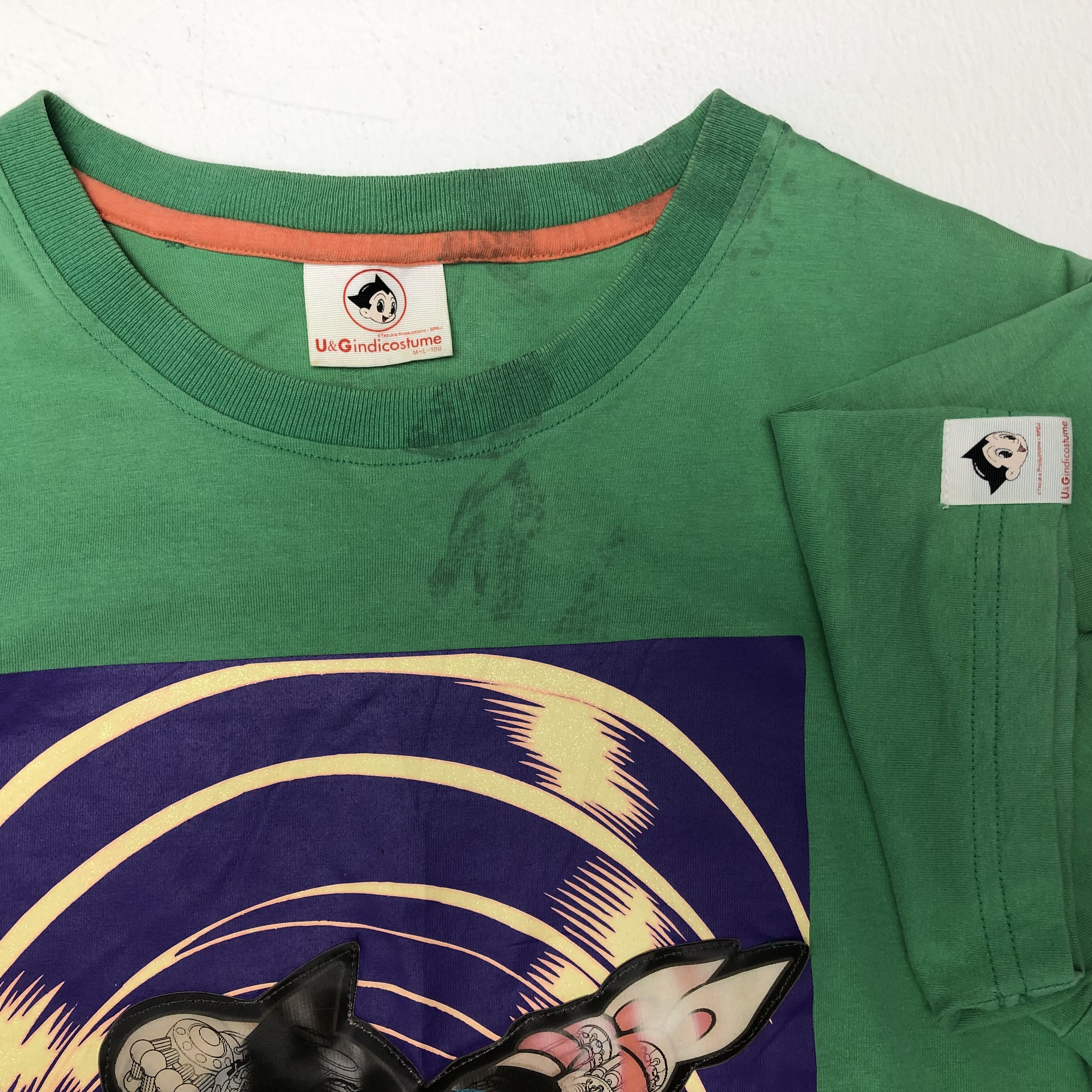 Anime Vintage Mighty Atom by Astro Boy Sticker Design Tshirt Size US M / EU 48-50 / 2 - 5 Thumbnail