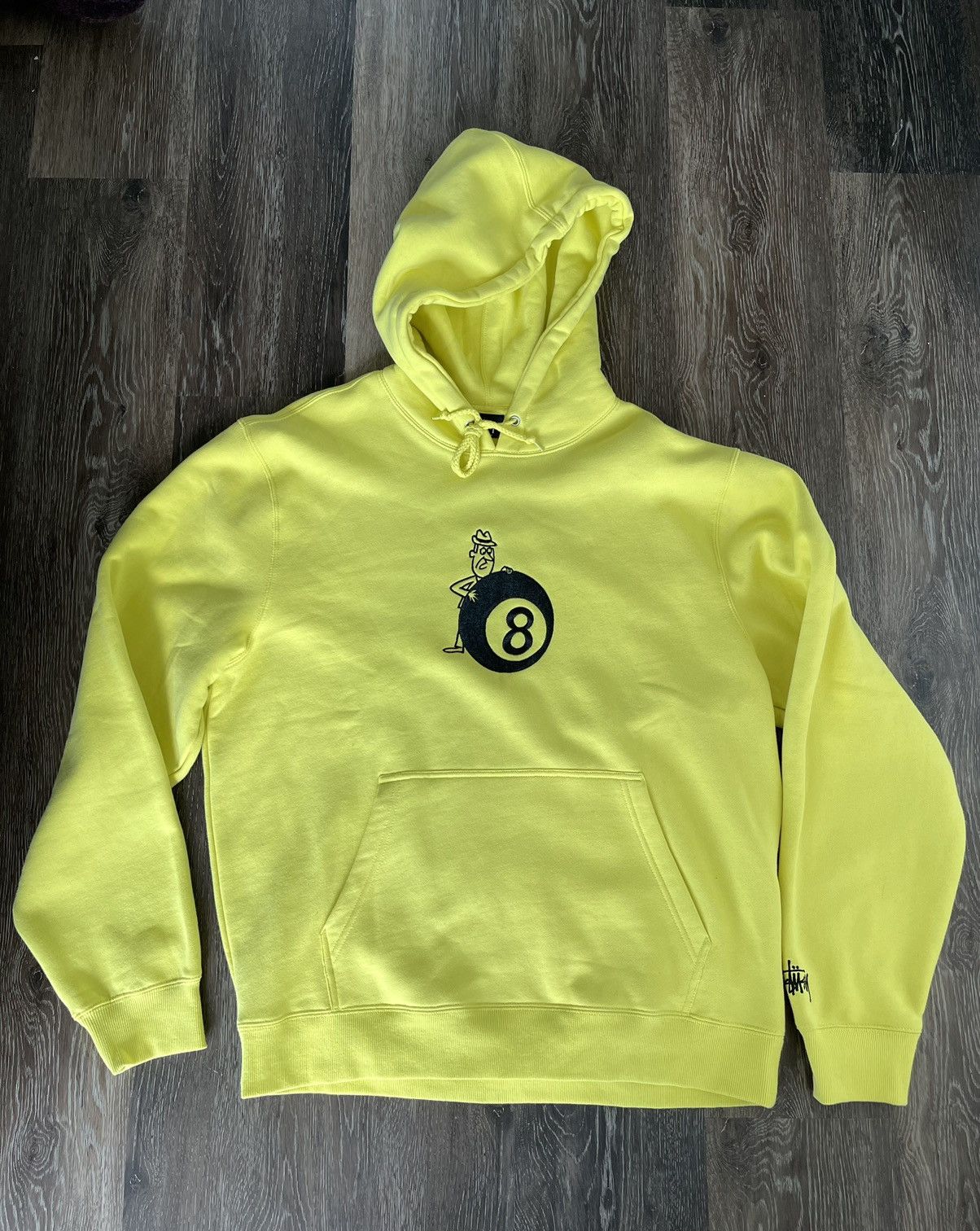 8 ball man embroidered hoodie sale