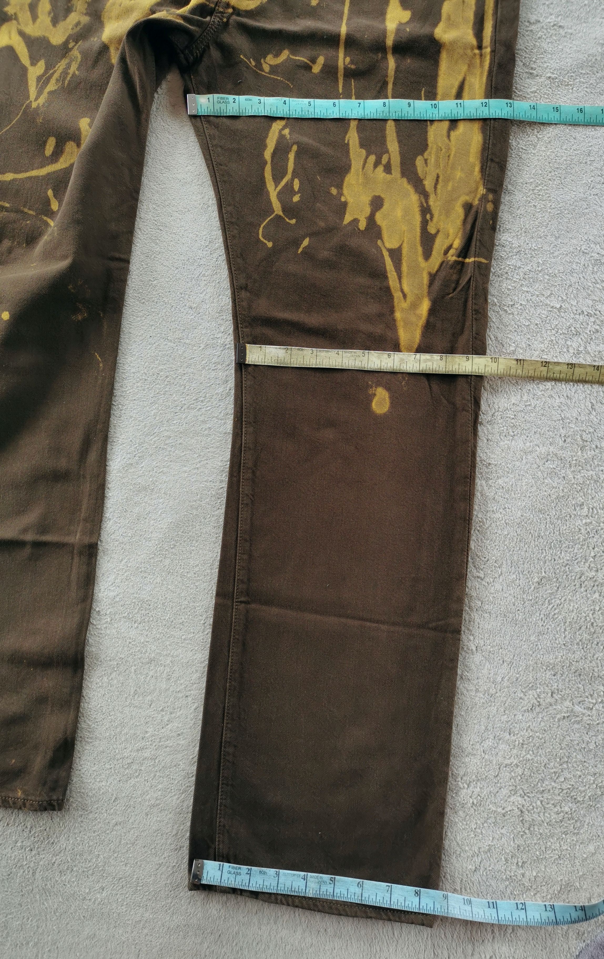 Levi's × Proleta Re Art × Vintage Levis Lot 501 Bleach Splattered Custom Jeans Size US 38 / EU 54 - 8 Thumbnail