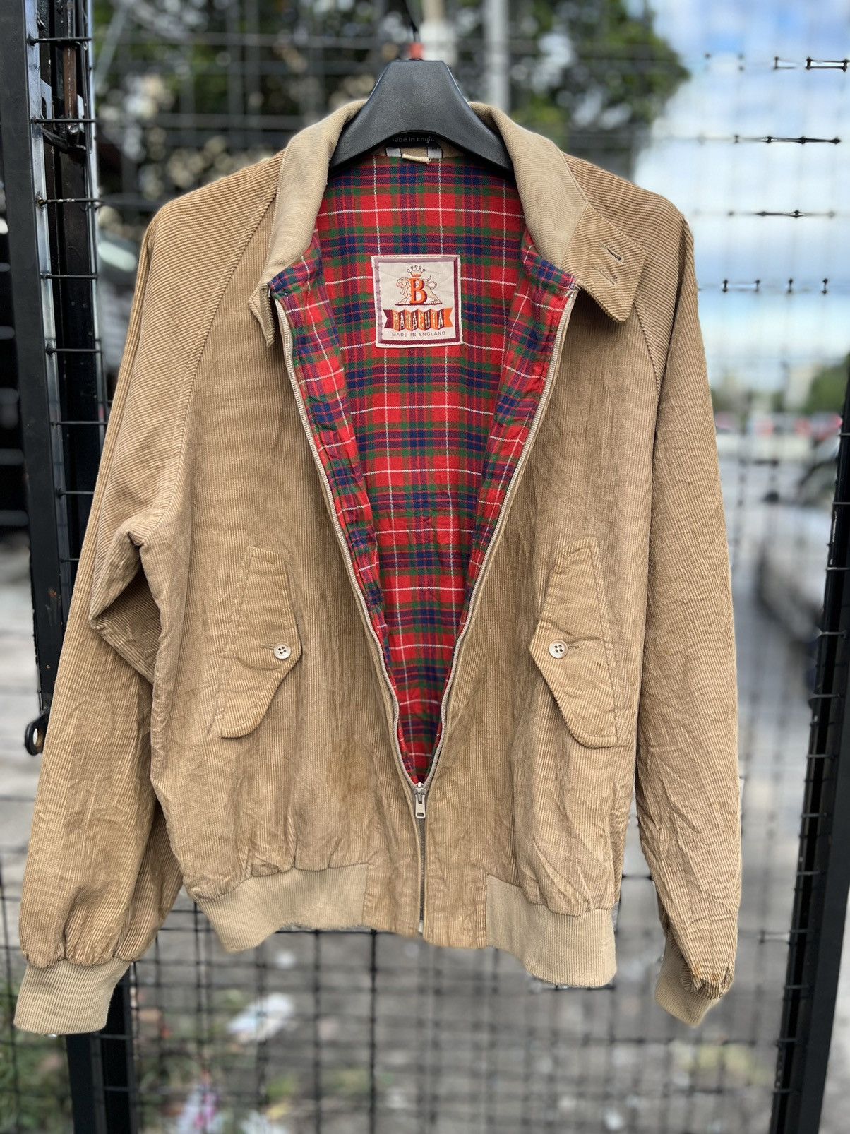 Baracuta Baracuta England vintage 90s zip jacket Spellout LOGO Size US M / EU 48-50 / 2 - 10 Thumbnail