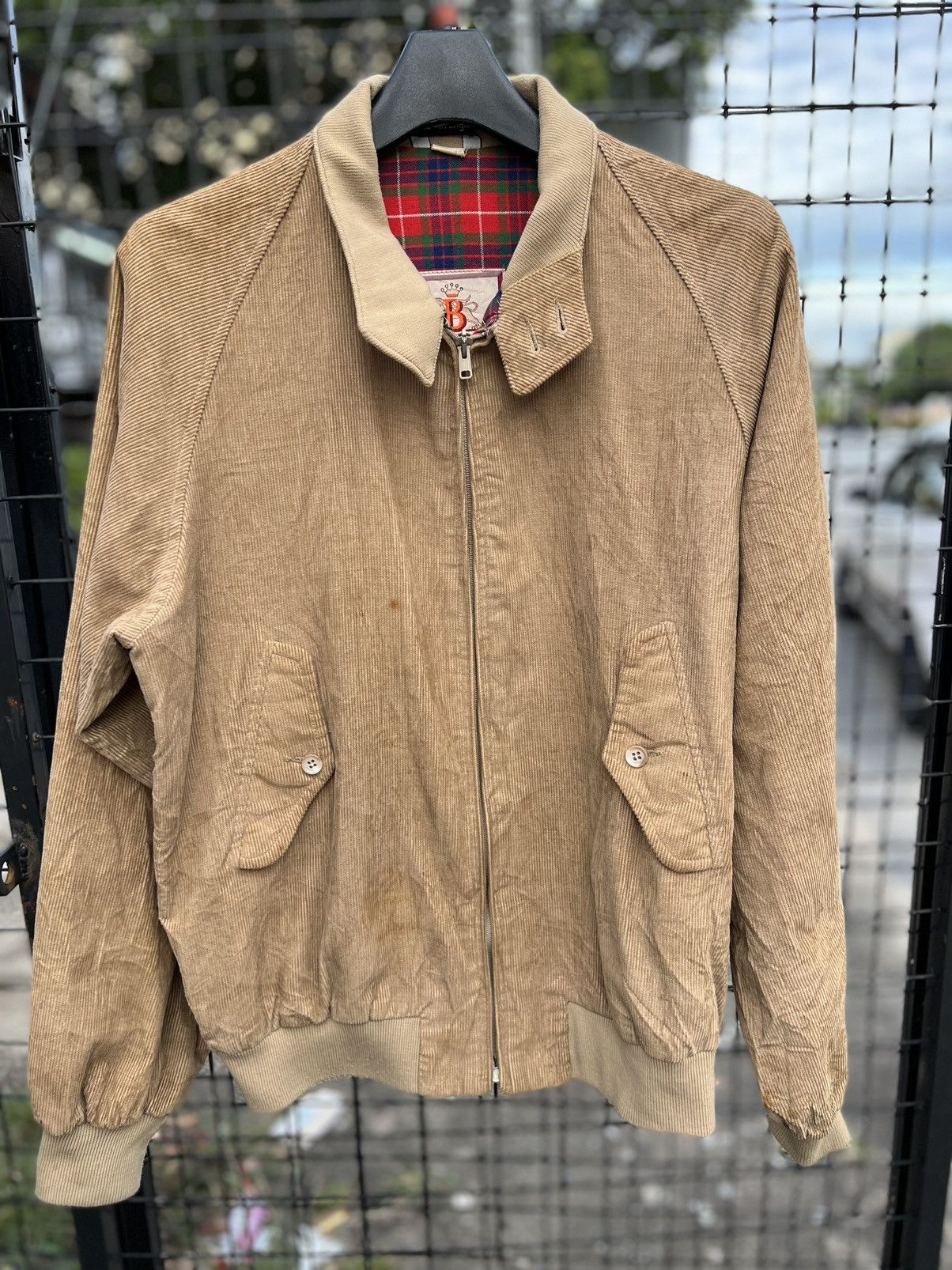 Baracuta Baracuta England vintage 90s zip jacket Spellout LOGO Size US M / EU 48-50 / 2 - 2 Thumbnail