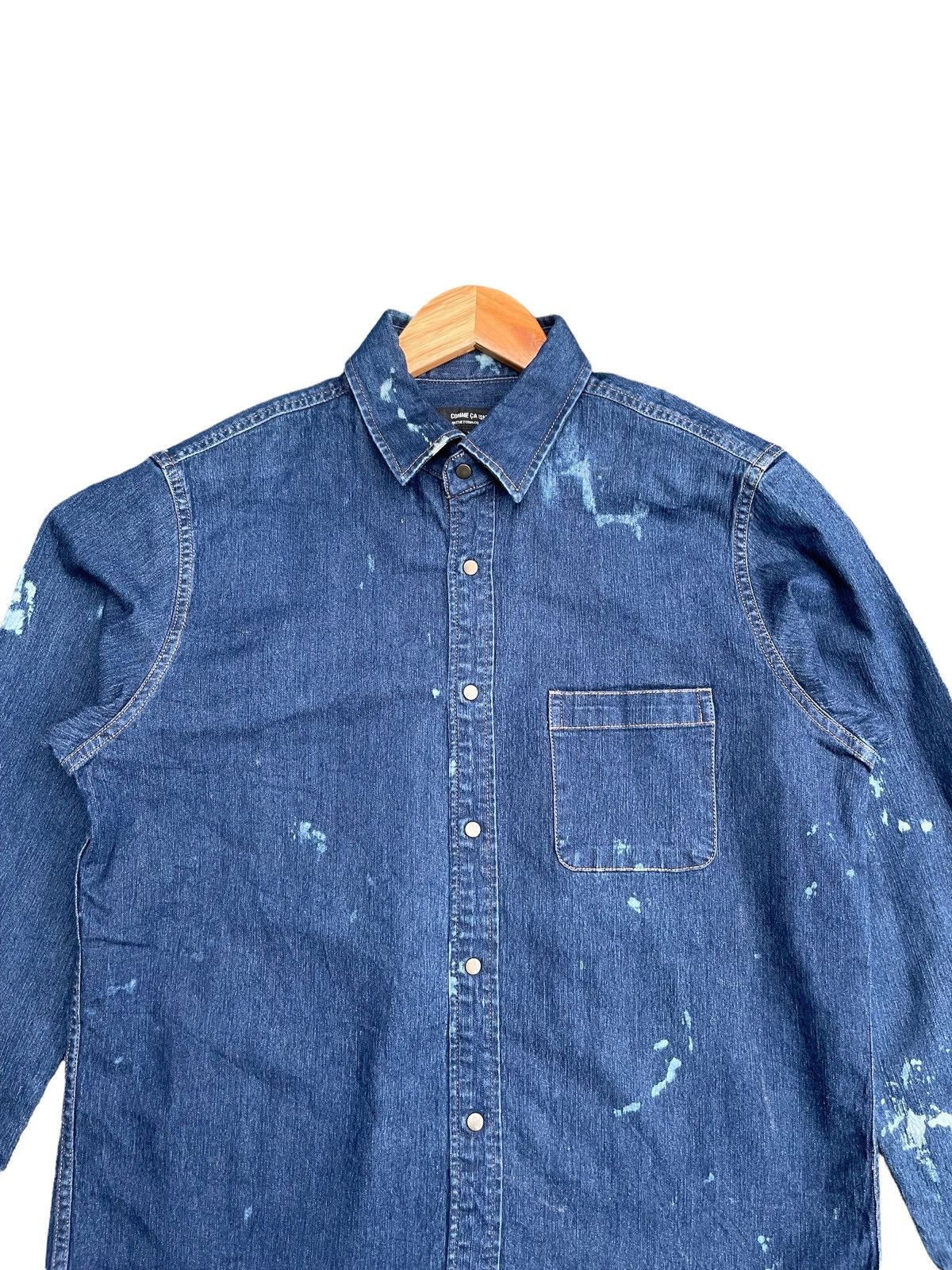 Comme Ca Ism Comme Ca Ism by Five Foxes Bleached Shirt Size US L / EU 52-54 / 3 - 5 Thumbnail