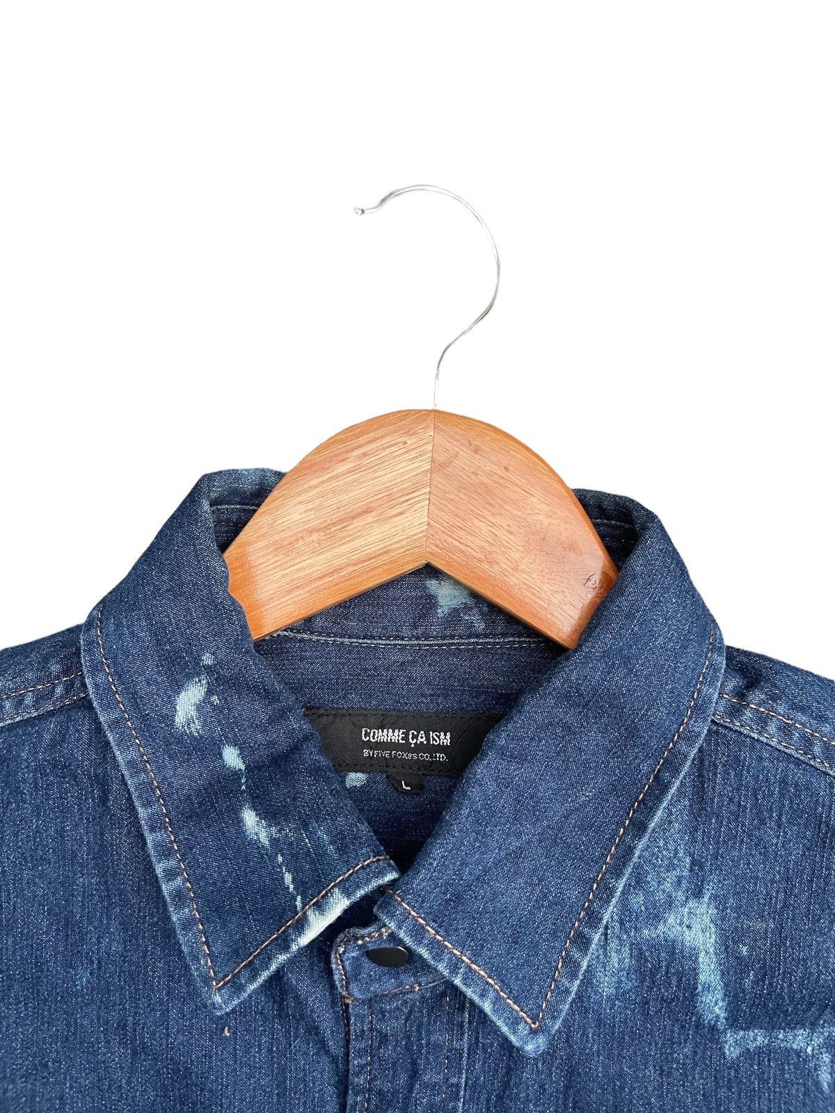 Comme Ca Ism Comme Ca Ism by Five Foxes Bleached Shirt Size US L / EU 52-54 / 3 - 8 Thumbnail