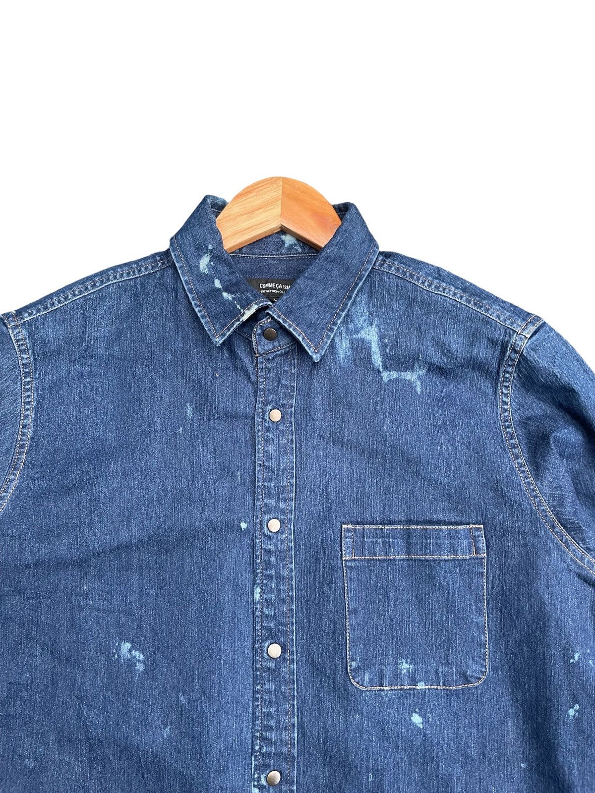 Comme Ca Ism Comme Ca Ism by Five Foxes Bleached Shirt Size US L / EU 52-54 / 3 - 7 Thumbnail