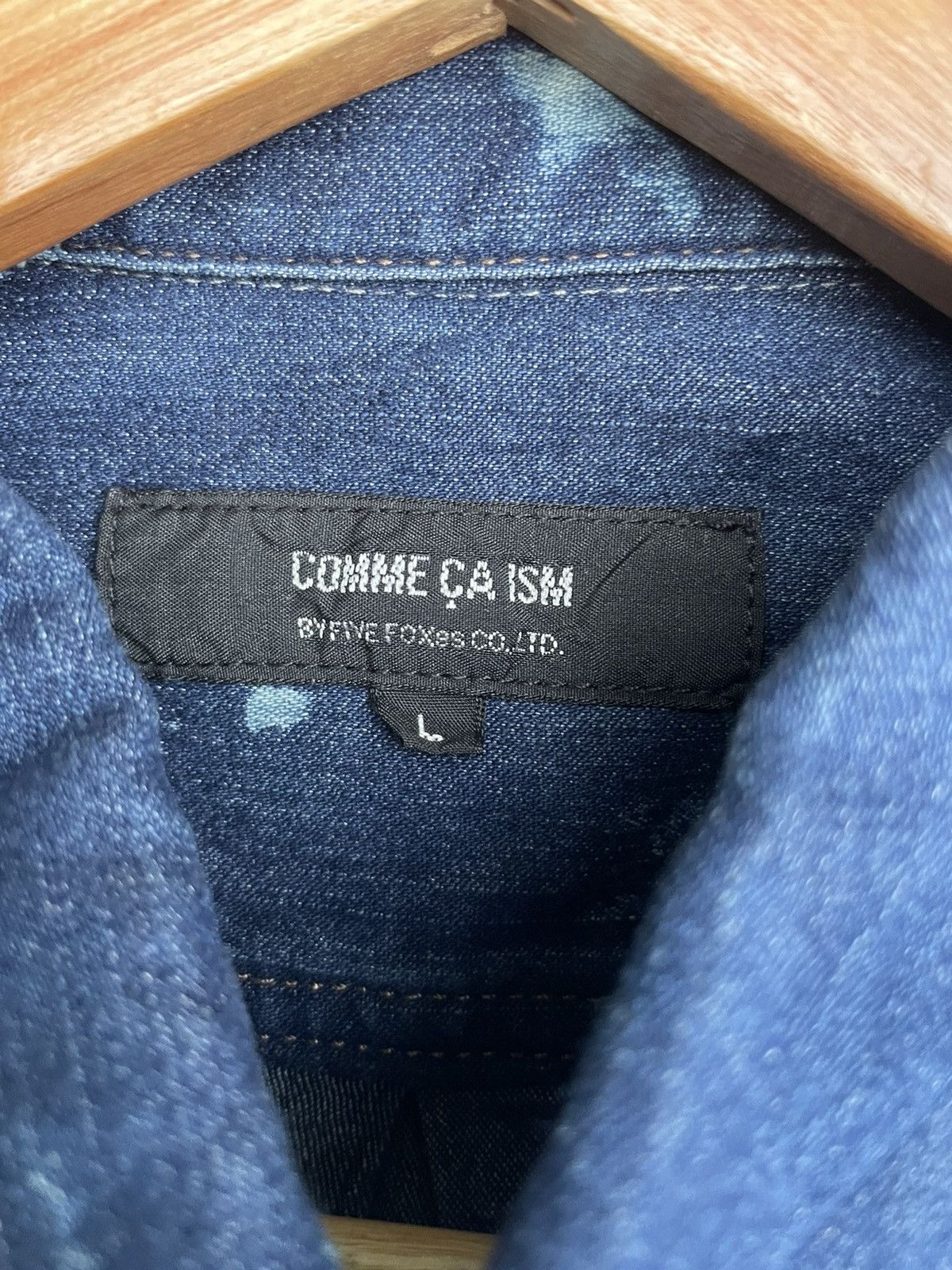 Comme Ca Ism Comme Ca Ism by Five Foxes Bleached Shirt Size US L / EU 52-54 / 3 - 12 Thumbnail