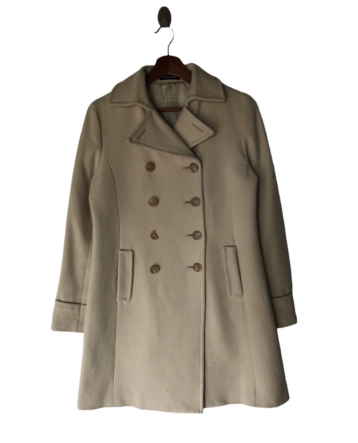 Comme Ca Ism × Japanese Brand Comme Ca Du Wool Double Breasted Heavy Coat Size S / US 4 / IT 40 - 1 Thumbnail