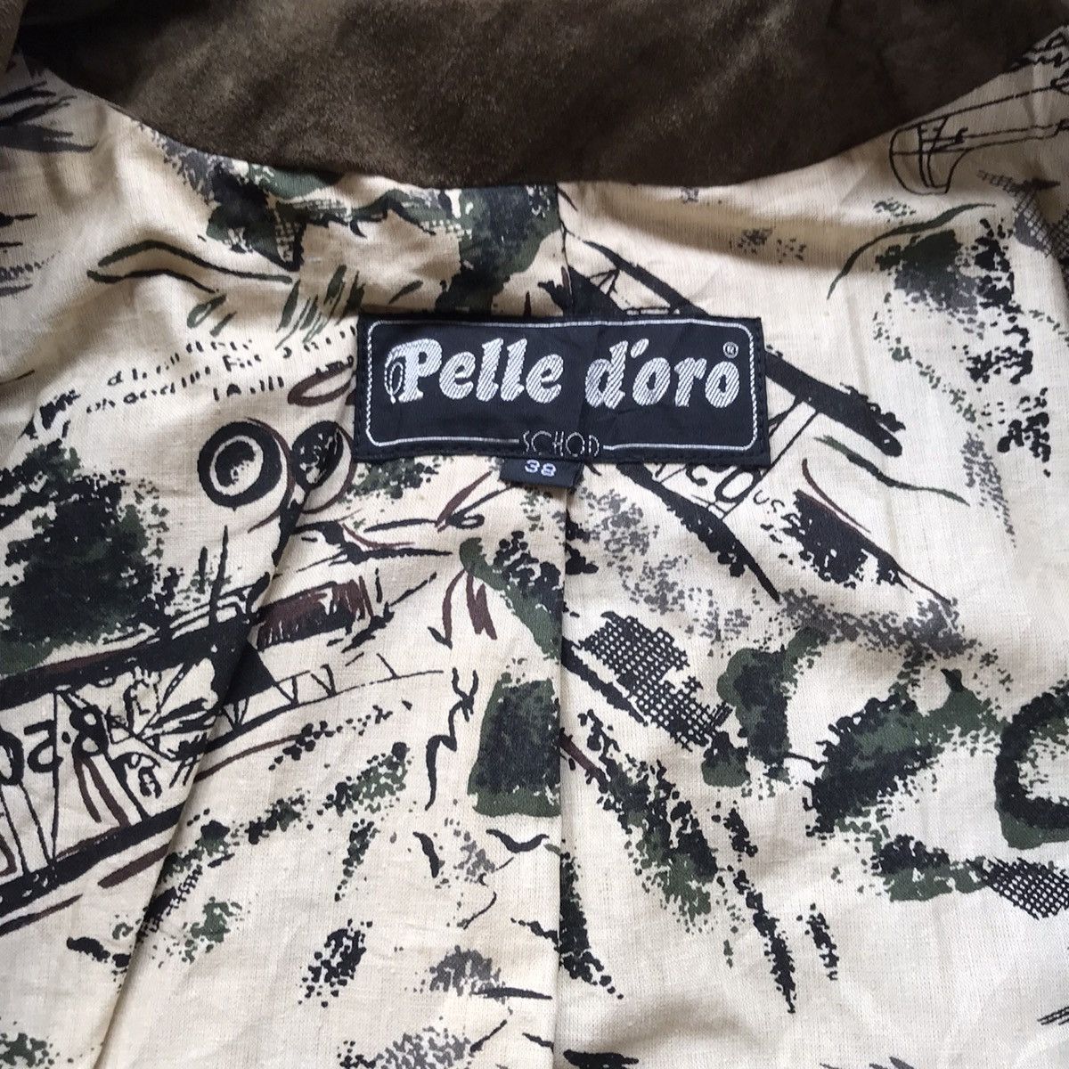 Vintage Vintage Pelle D’oro Schod Leather Long Jacket Size L / US 10 / IT 46 - 3 Thumbnail