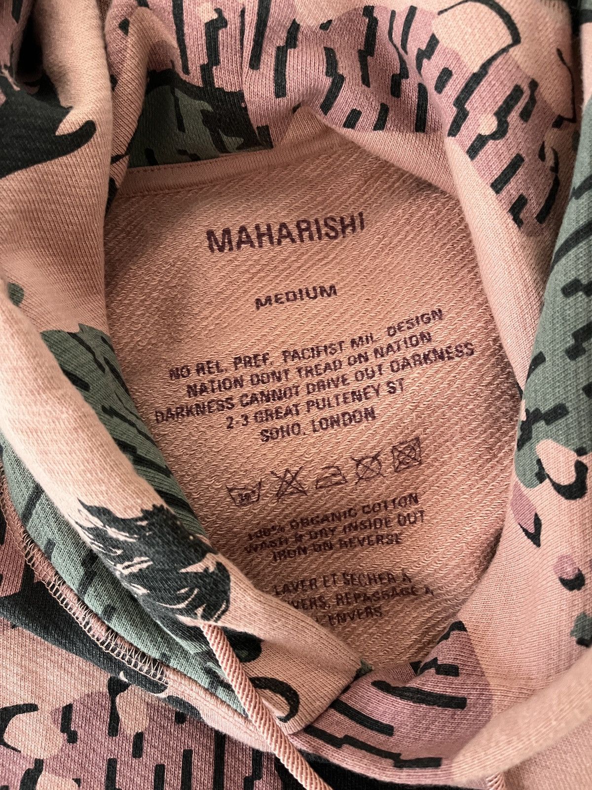 Maharishi SS20 Organic Camo Popover Hoodie Size US M / EU 48-50 / 2 - 2 Thumbnail