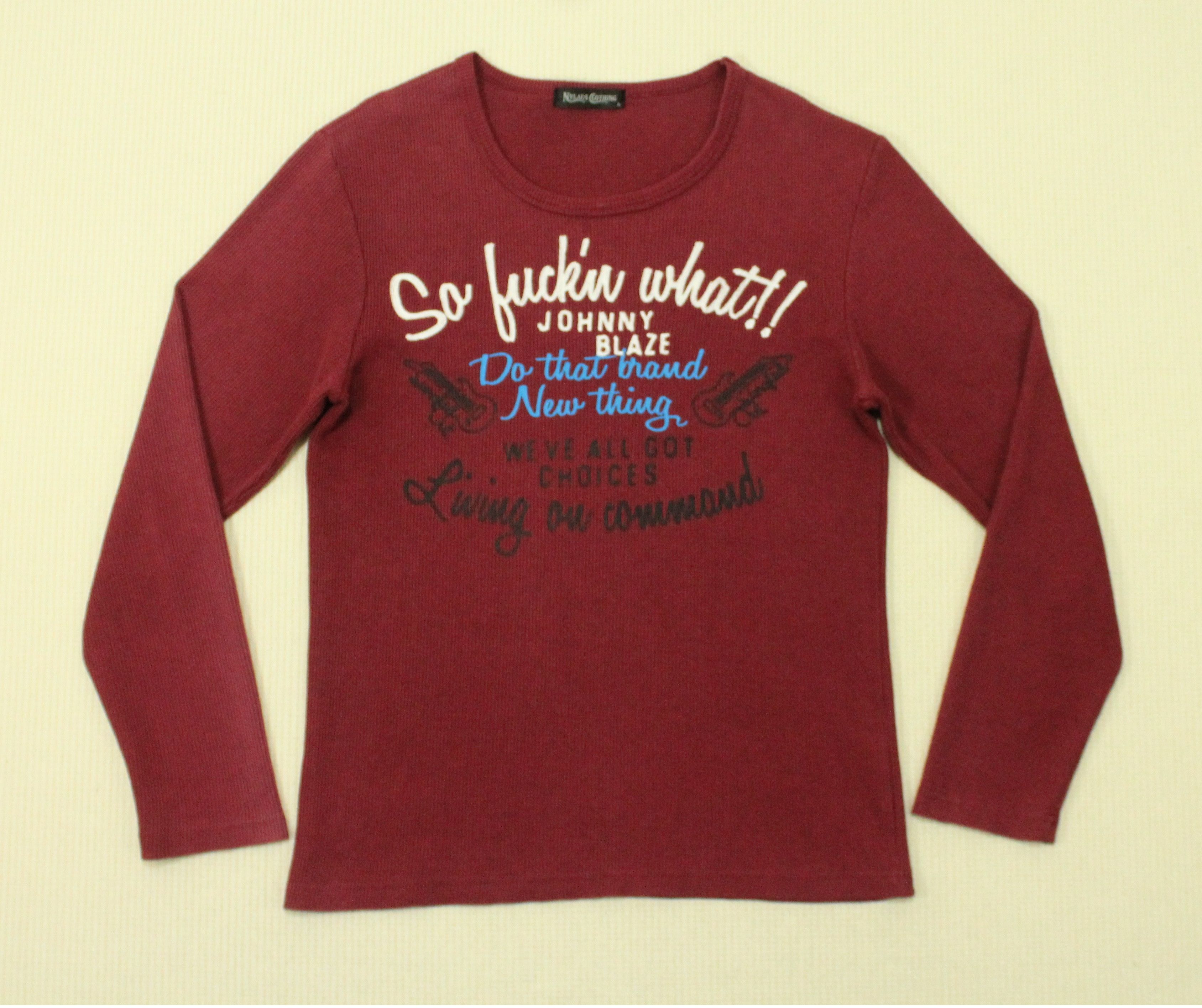 Japanese Brand × Seditionaries SO FUCKIN WHAT Johnny Blaze Waffle Thermal Shirt Size US S / EU 44-46 / 1 - 7 Thumbnail